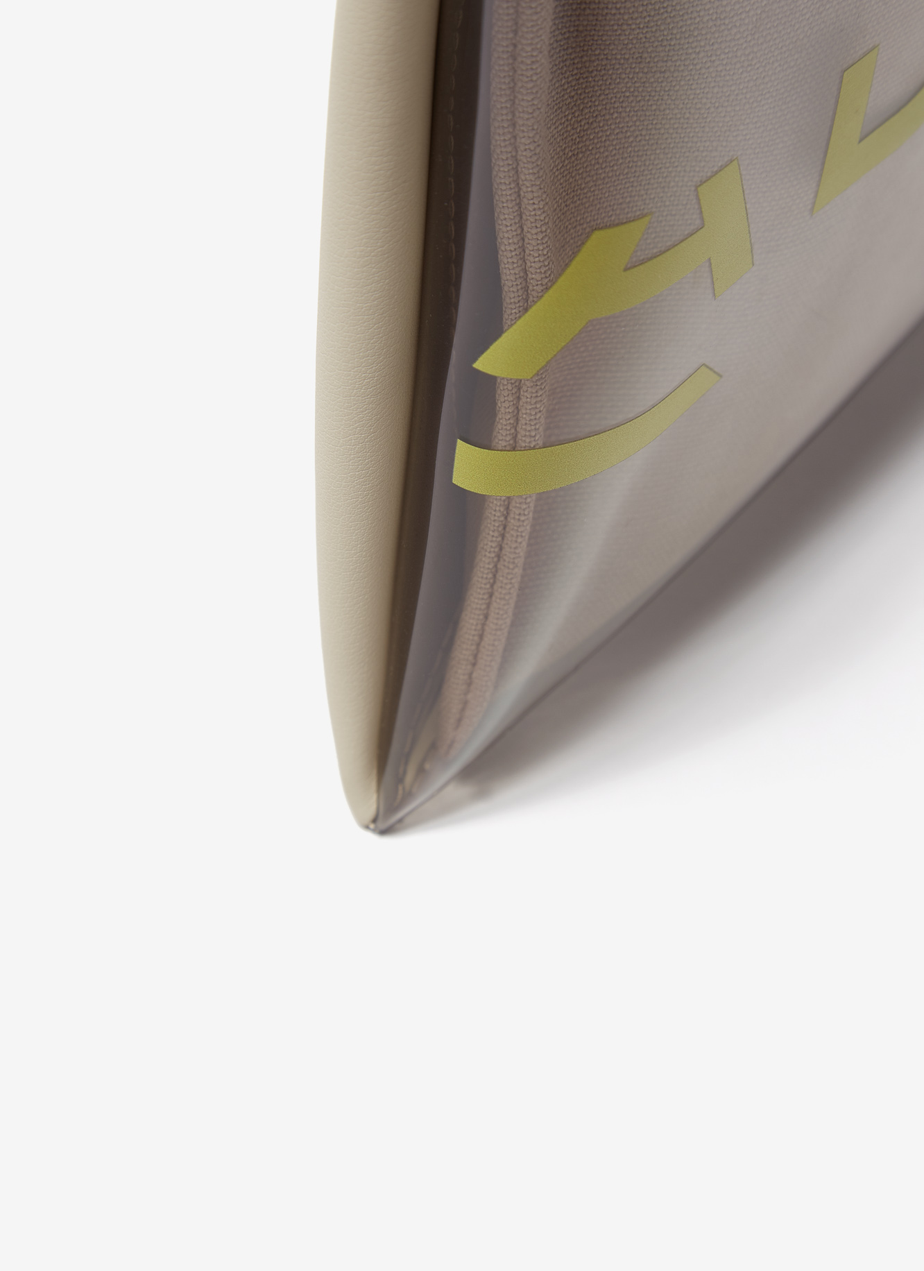 Transparent clutch bag with cotton pouch image number 2