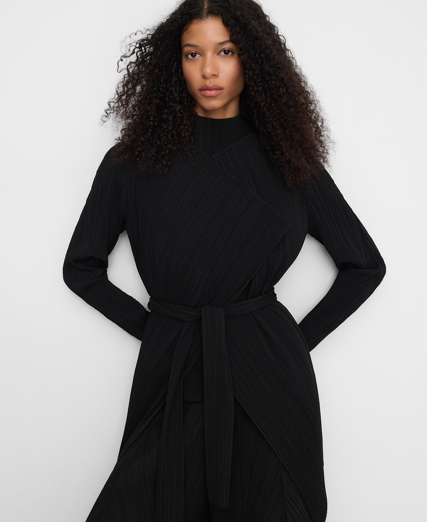 Unstructured crinkle jacket image number 0