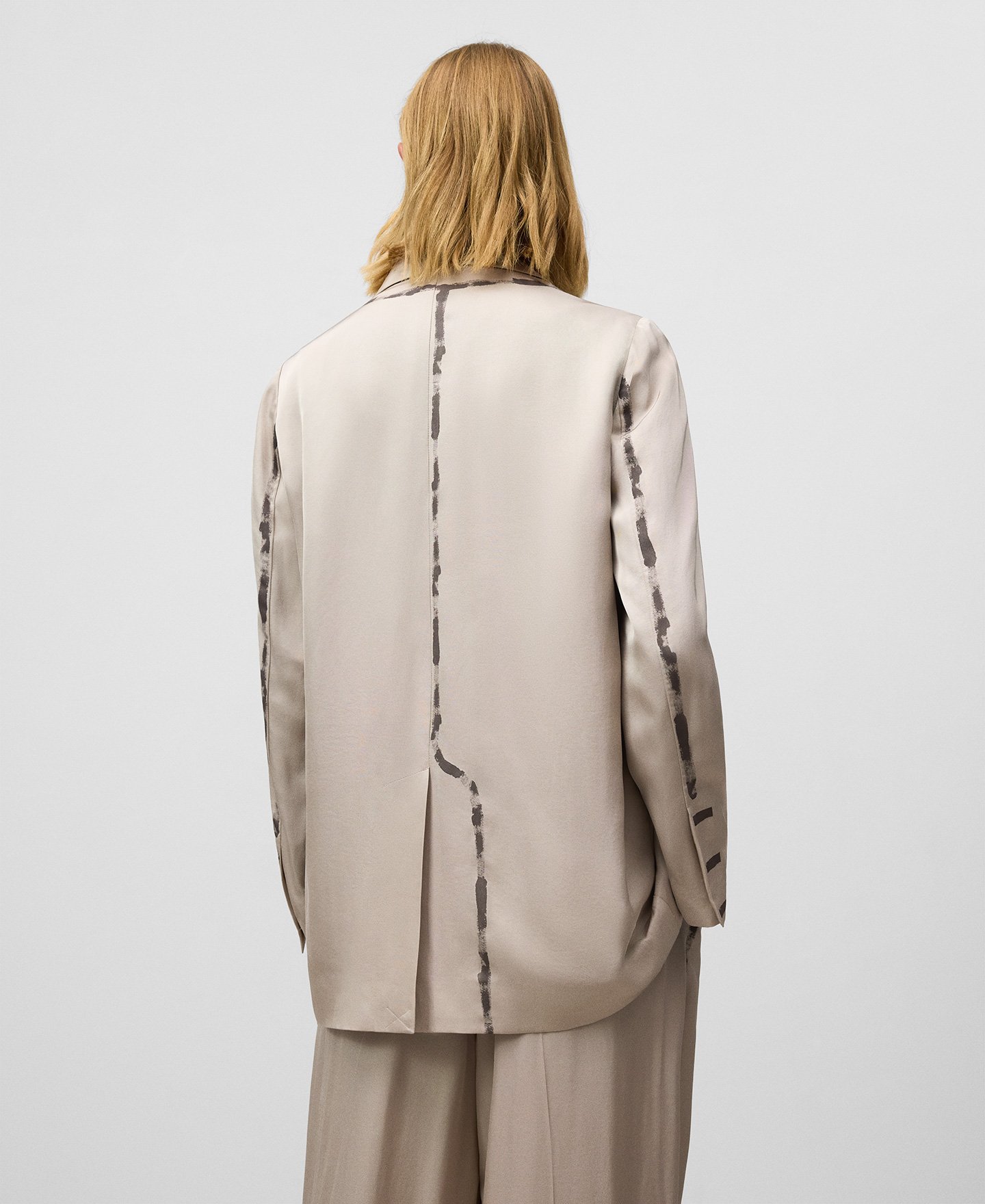 Paint-effect blazer woman image number 2