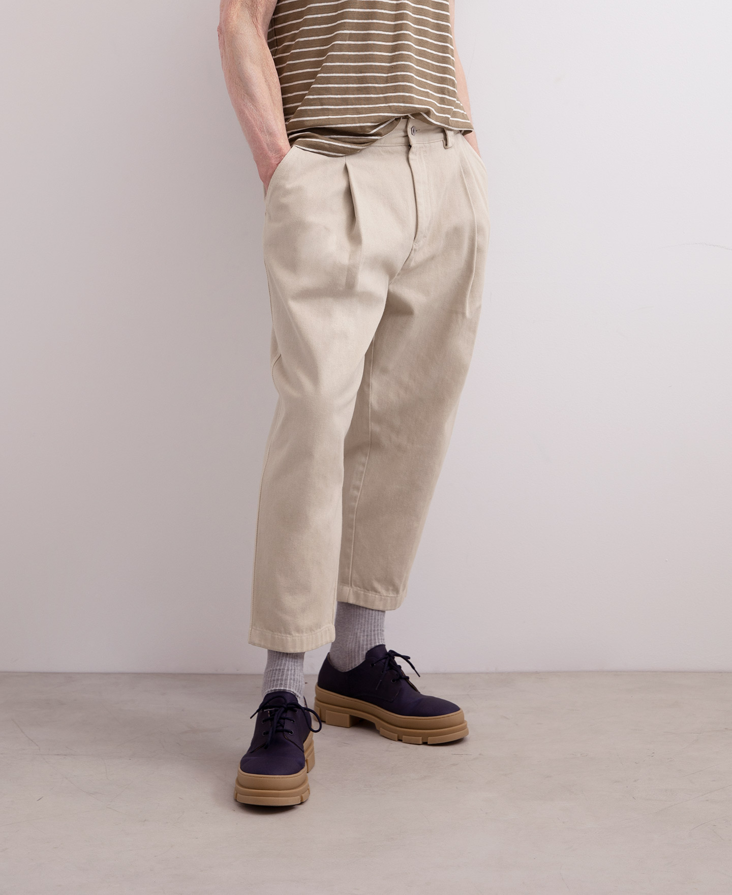 Carrot fit chino trousers image number 2