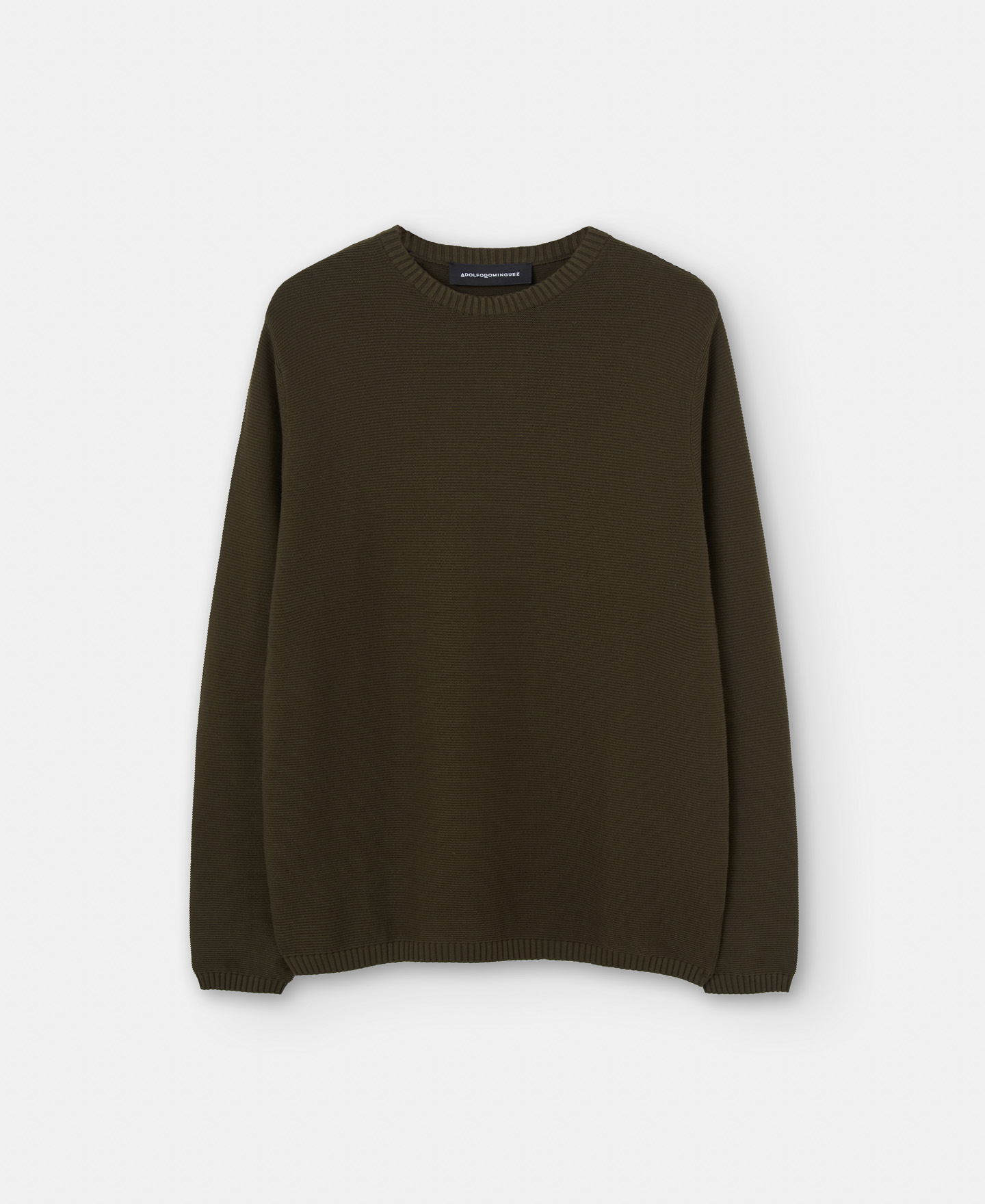 Cotton crew neck sweater image number 4