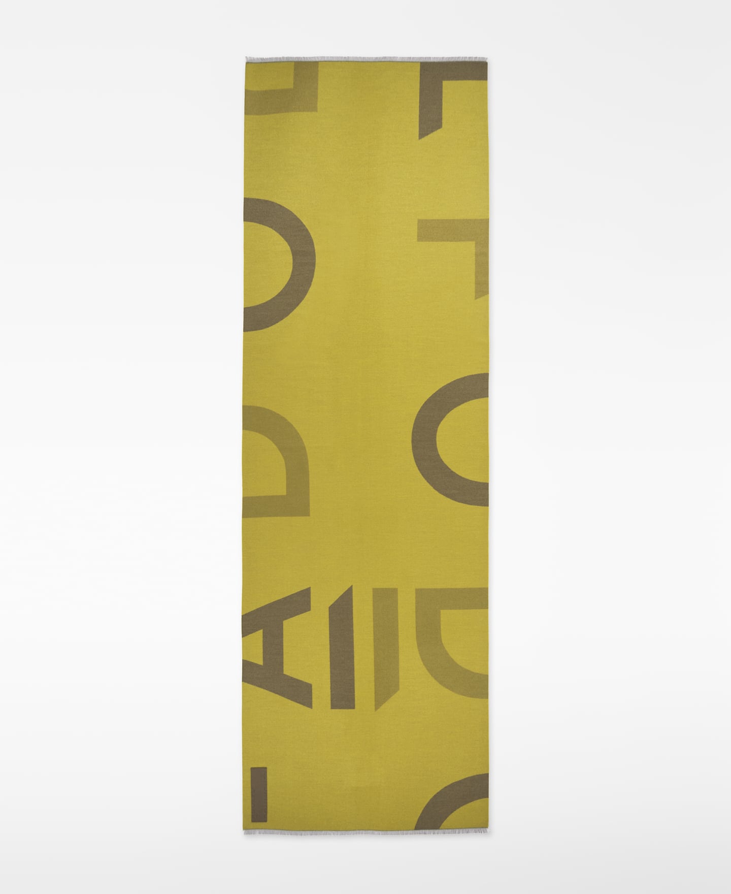 Jacquard maxi logo scarf image number 0