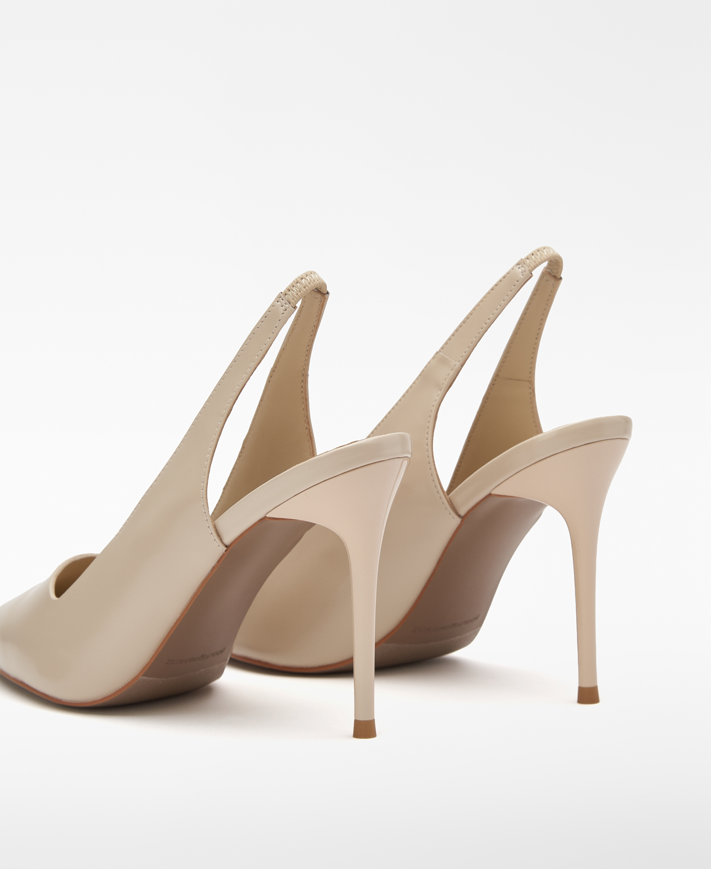 Slingback-Pumps aus Leder image number 2
