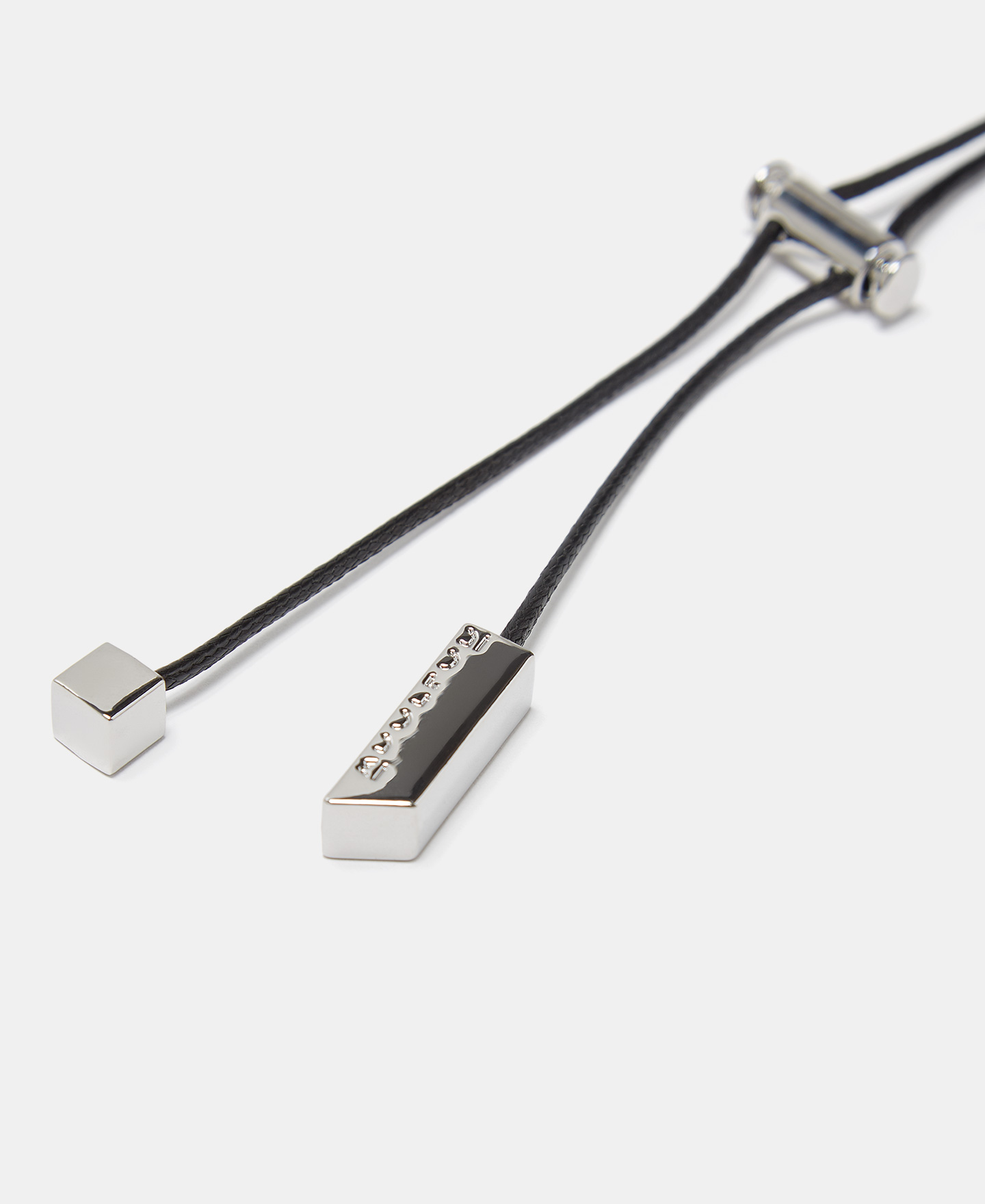 Adjustable irregular stone necklace image number 2