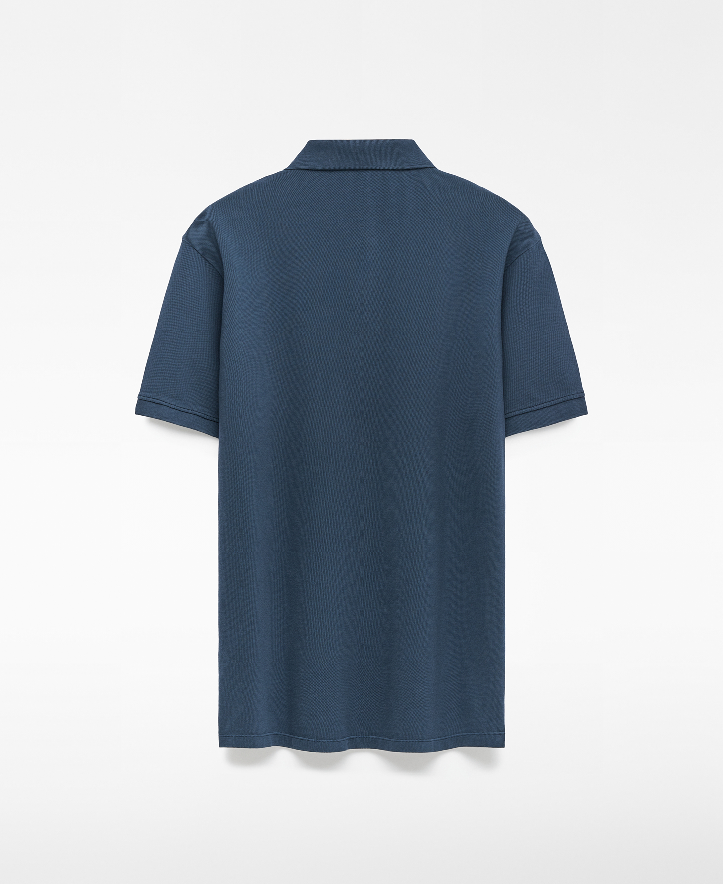 Organic cotton piqué polo shirt man image number 6