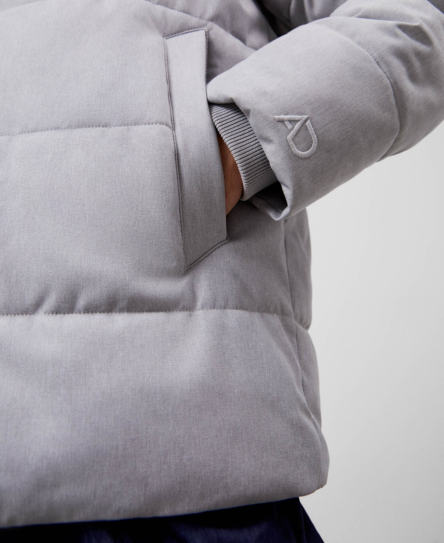 Padded hood jacket image number 3