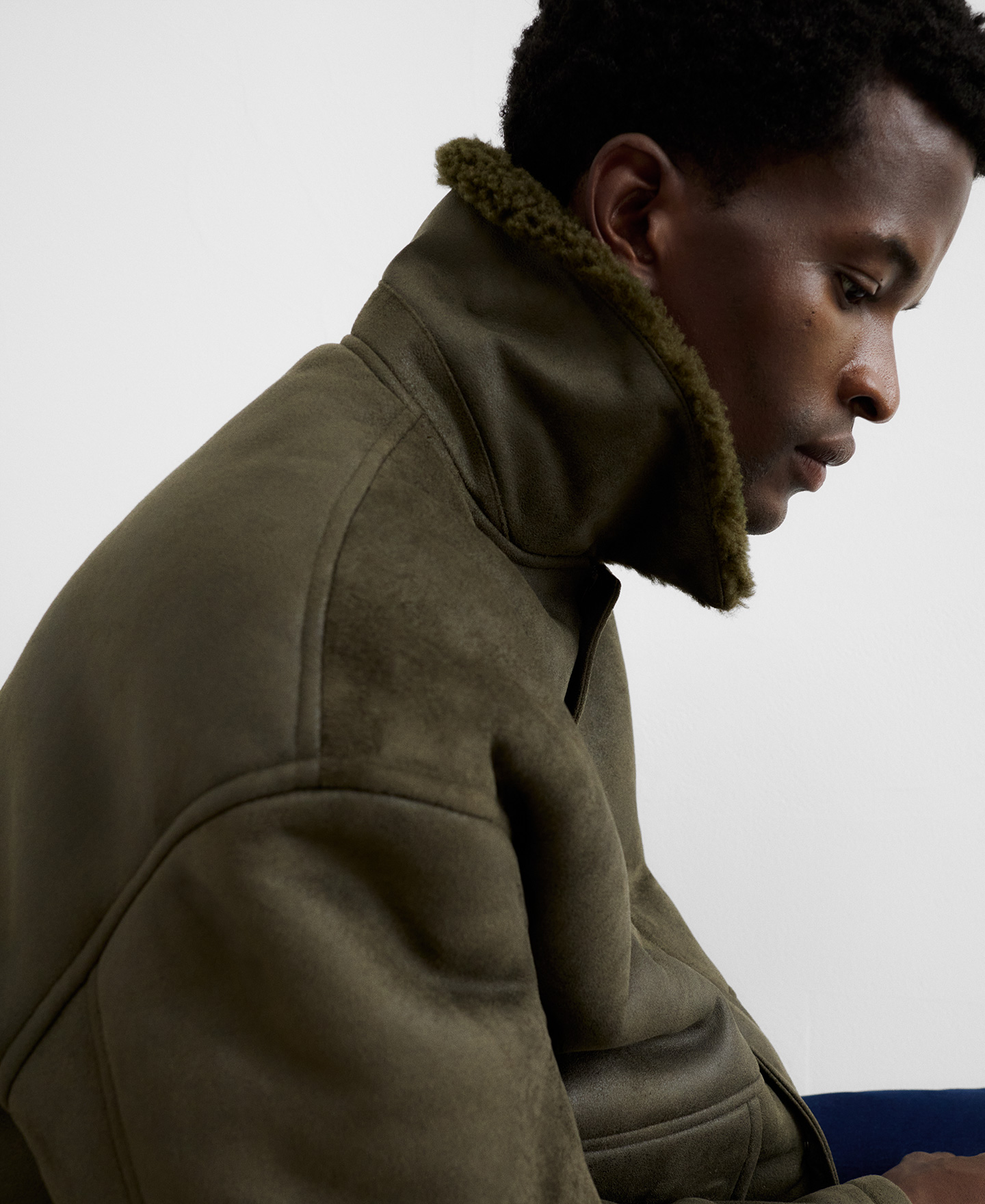 Wendbare Fliegerjacke Leder nicht Leder image number 4