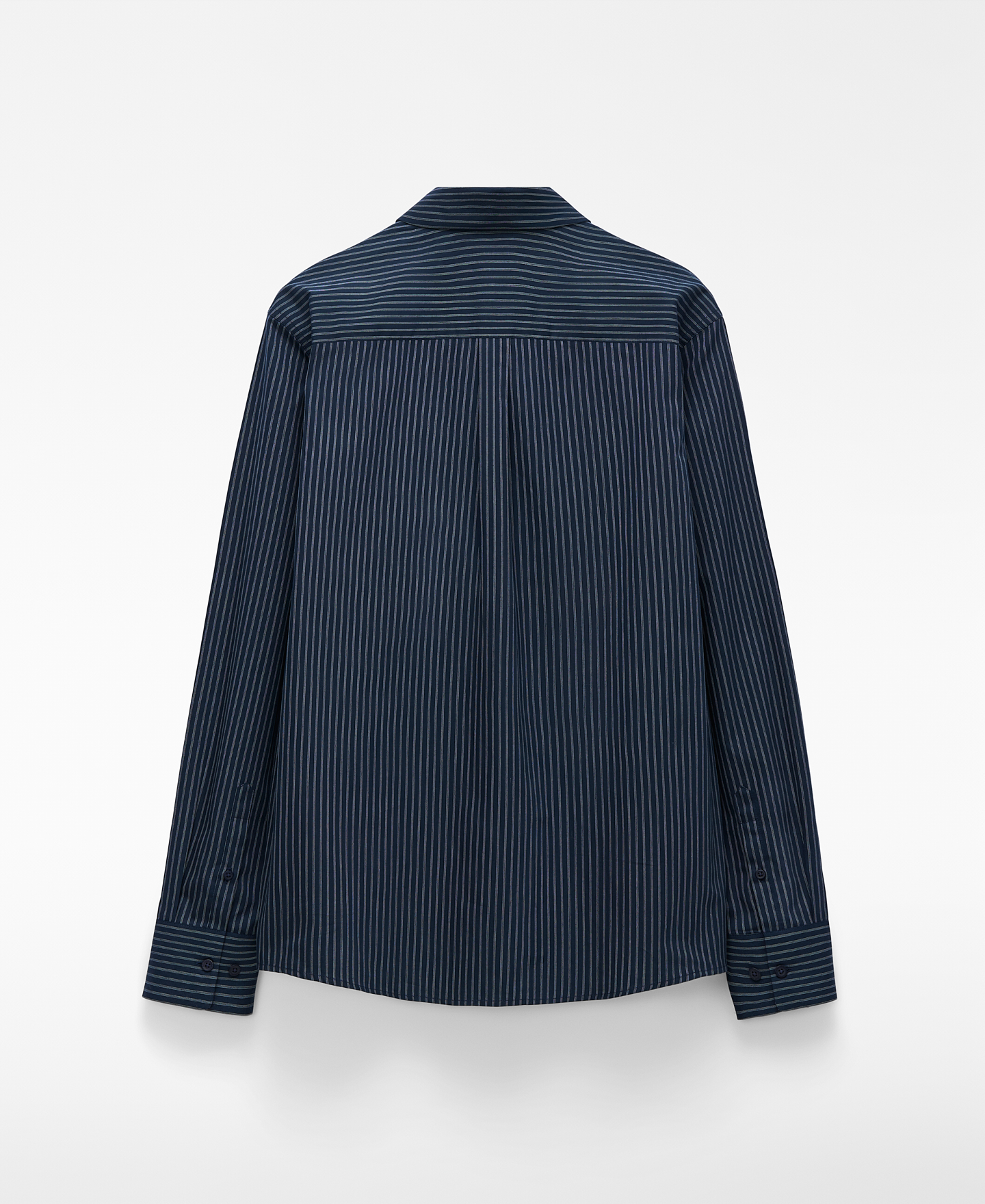 Organic cotton regular fit striped shirt image number 5