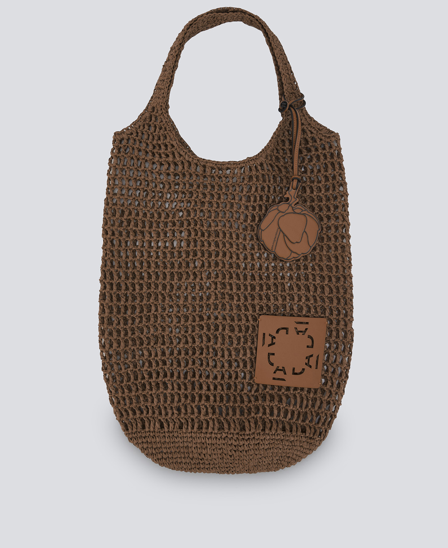 Maxi bolso de crochet hecho a mano mujer image number 0