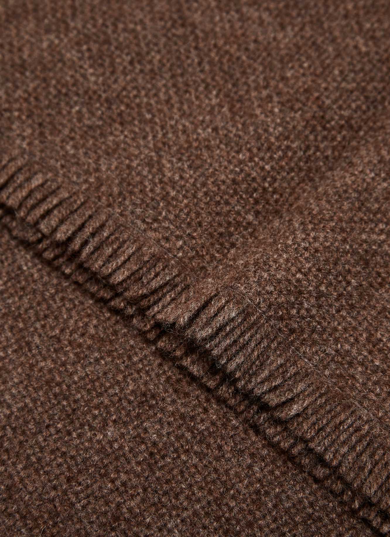 Alpaca and wool blend scarf image number 1