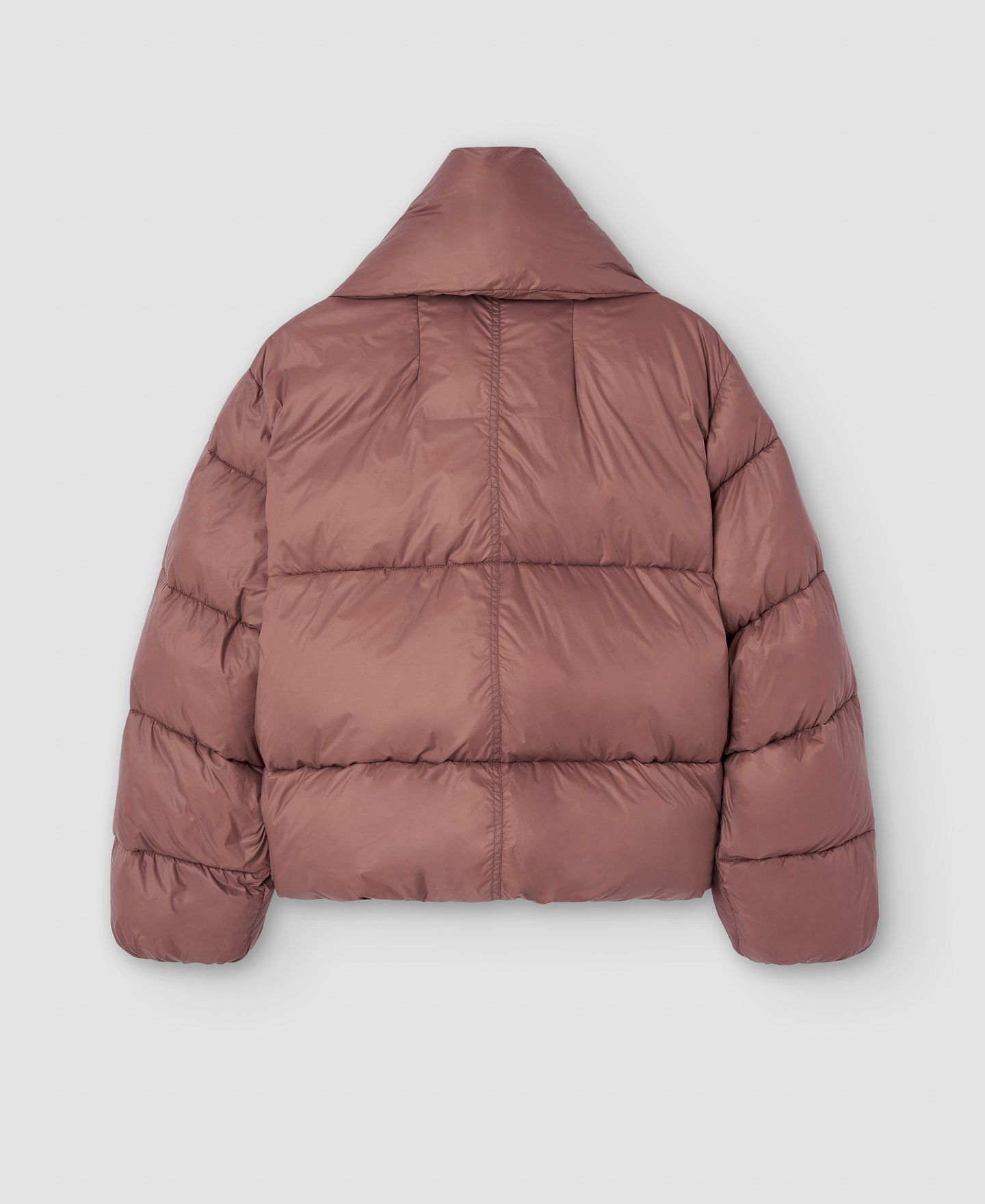 Nylon padded short jacket image number 7