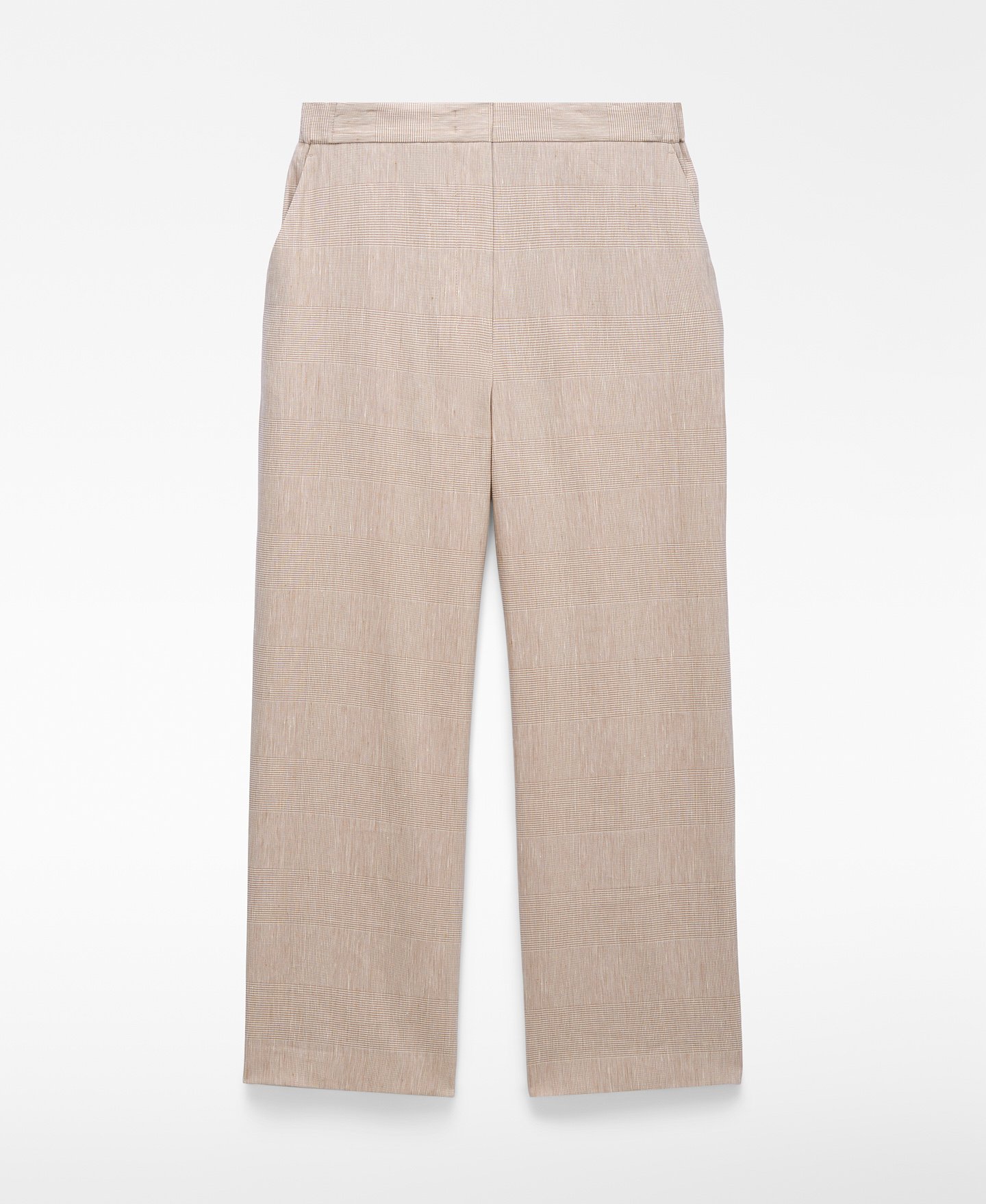 Microprint straight-leg trousers image number 4