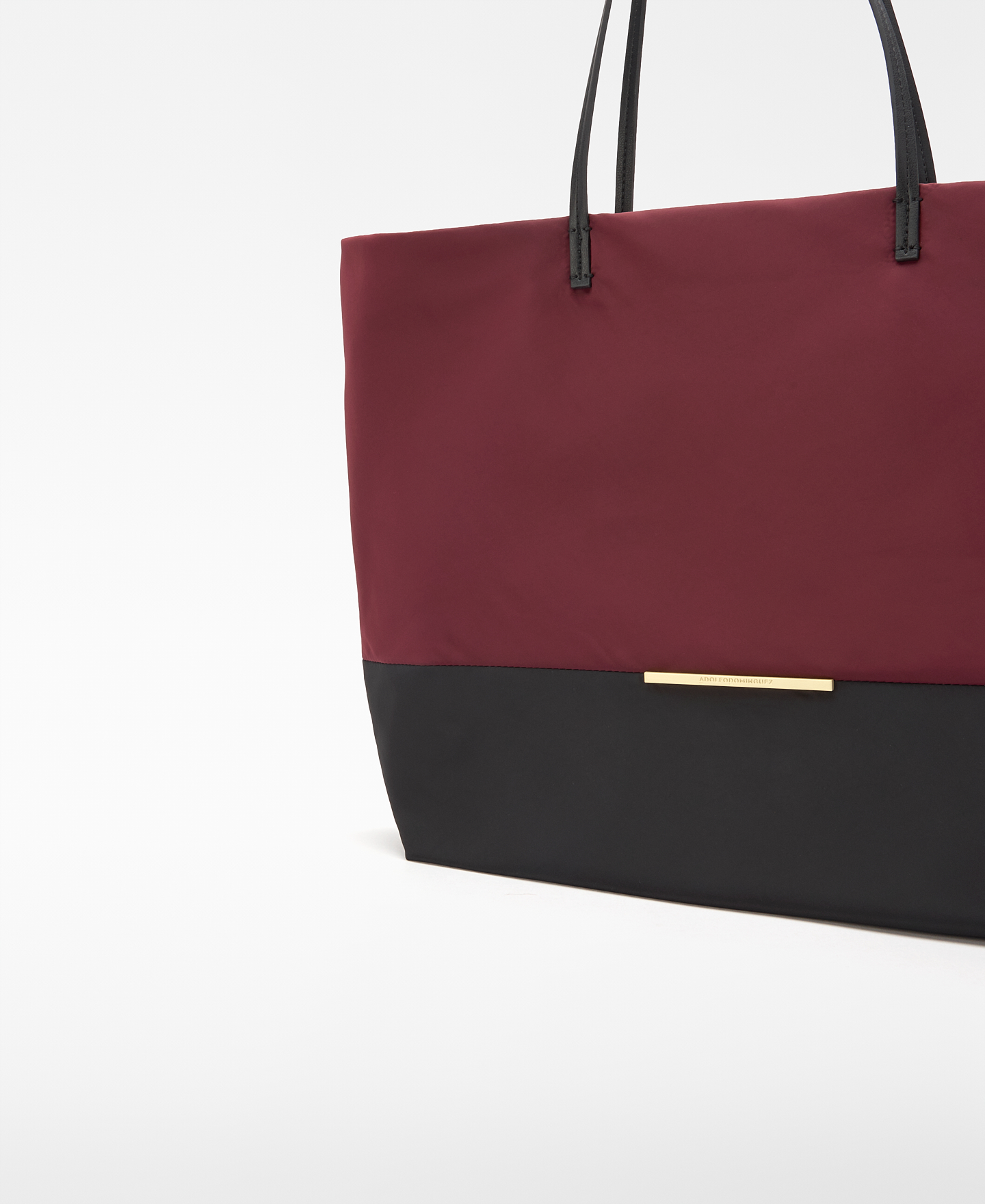 Ori&oacute;n nylon two-tone large shopper bag image number 3