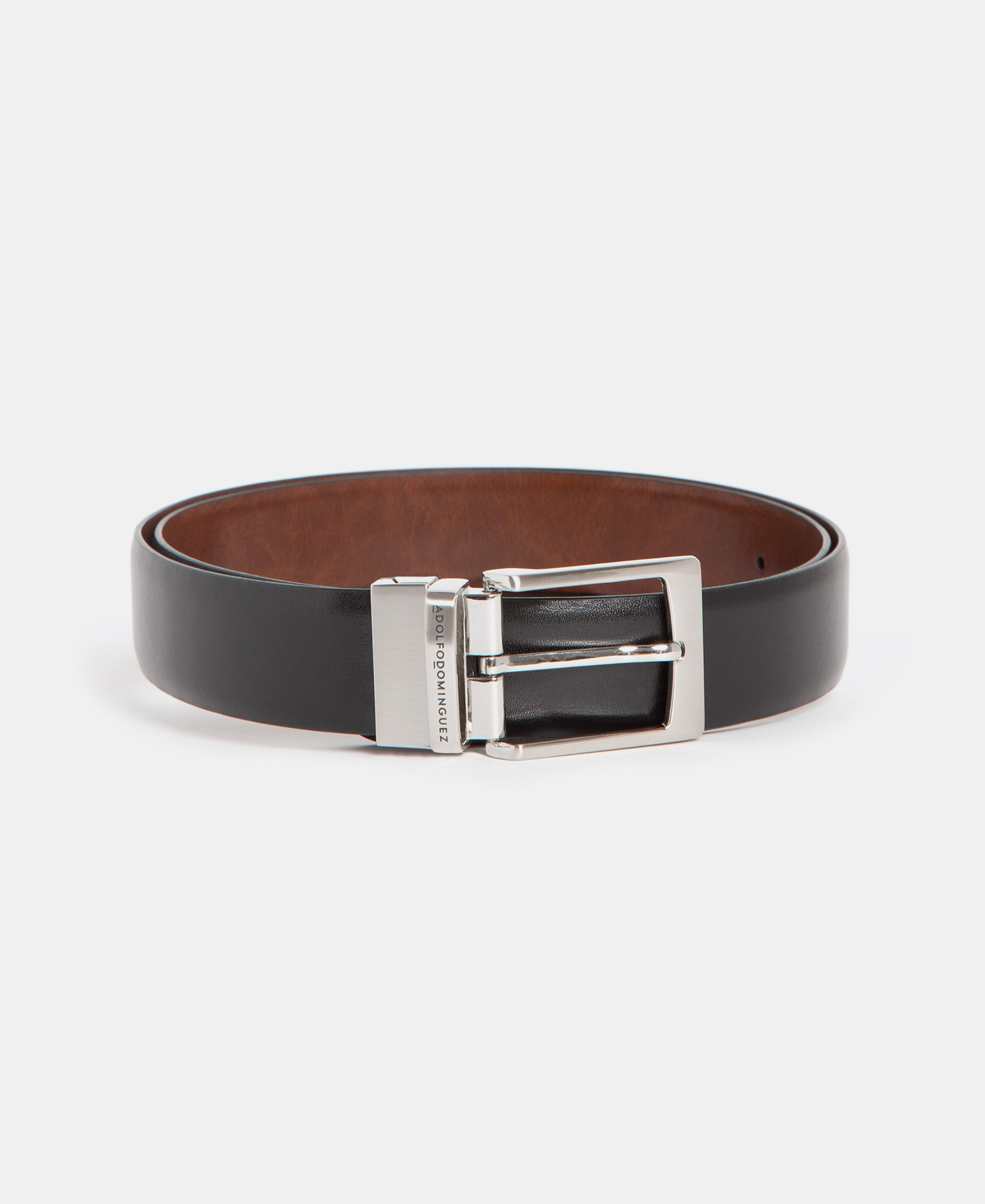 Reversible leather belt image number 0