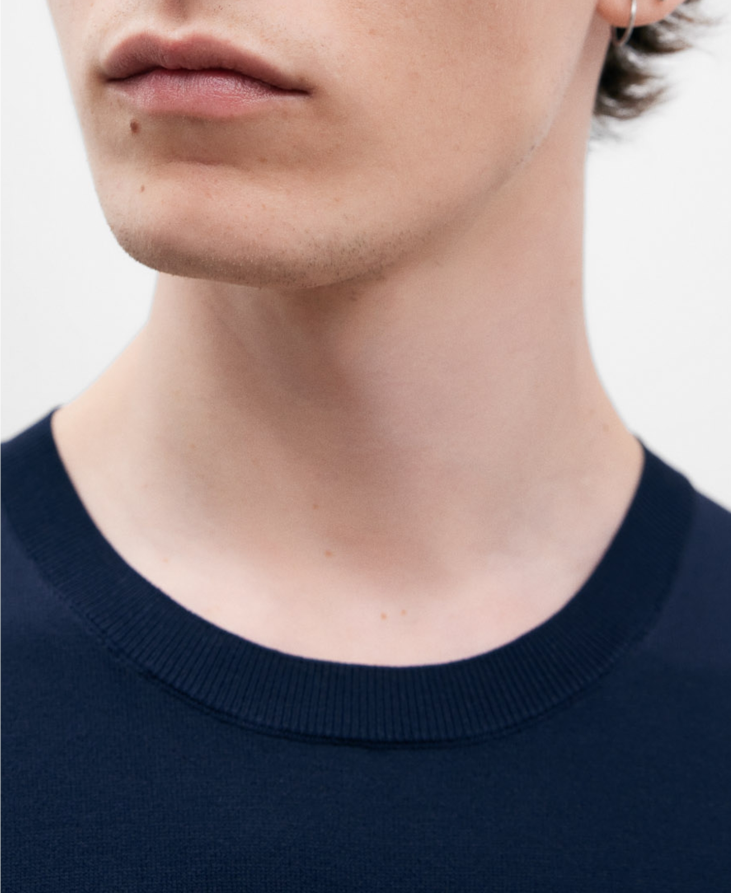 Jersey cuello caja canalé image number 3