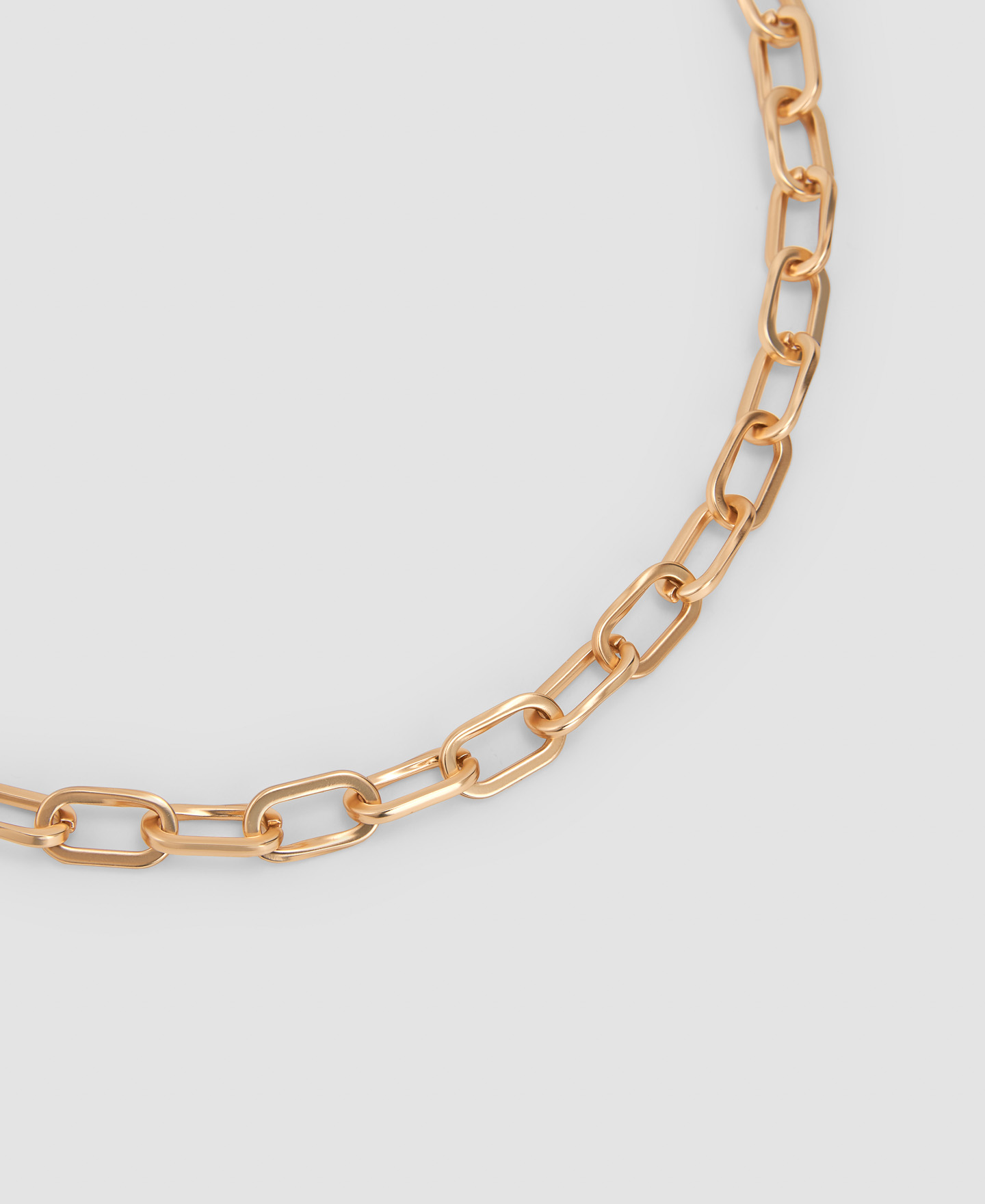 Responsible wood maxi link necklace image number 1