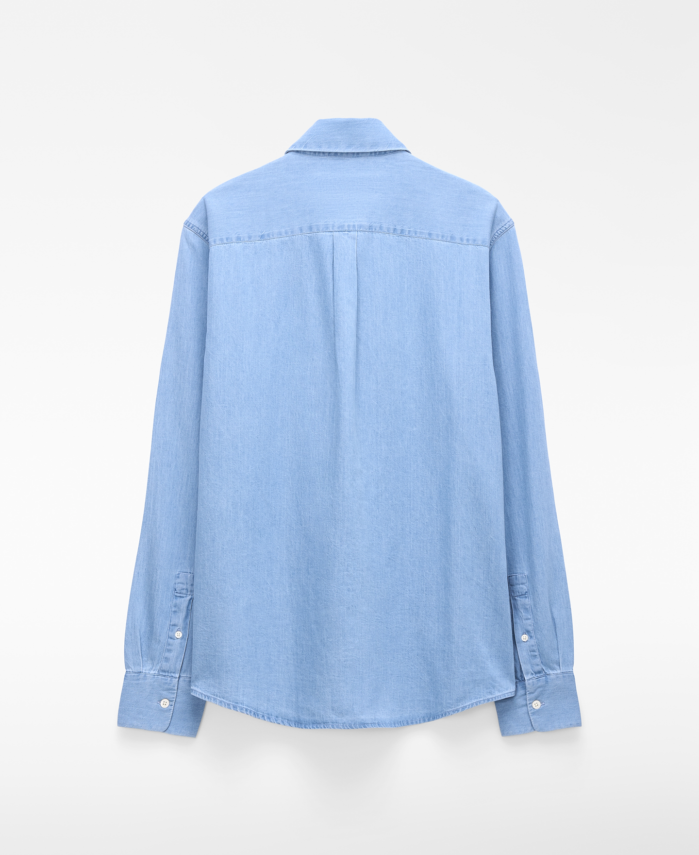 Cotton denim shirt image number 5