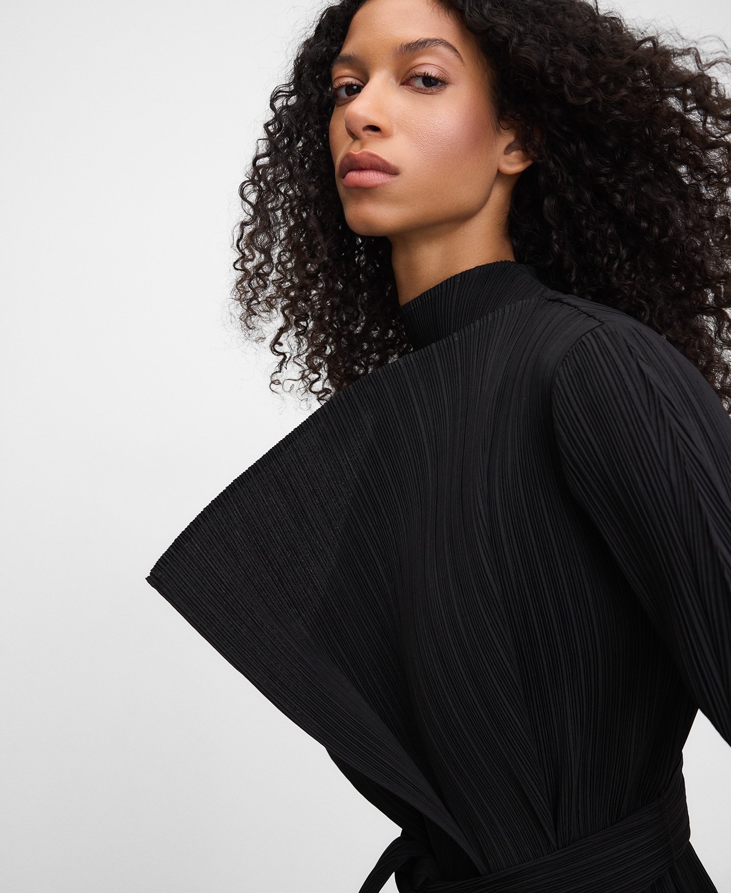 Crinkle asymmetrical jacket image number 3