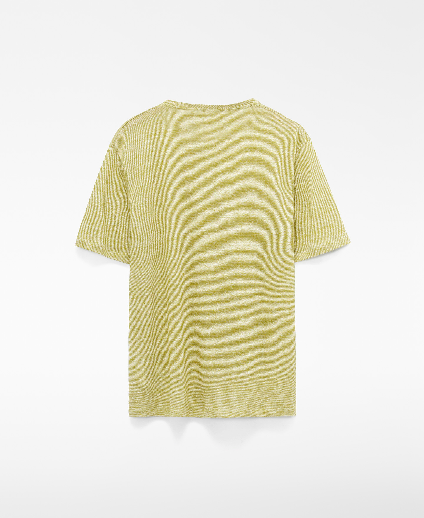 European linen heathered T-shirt image number 5