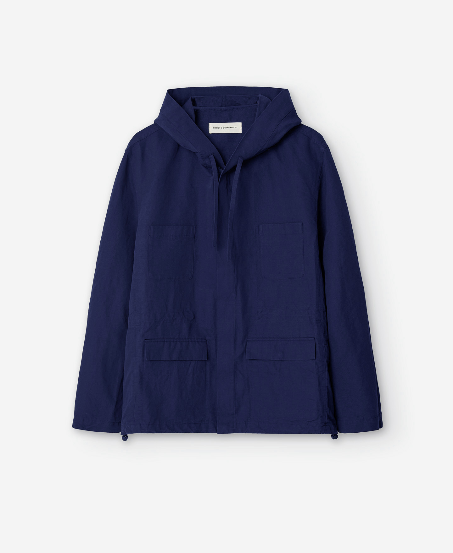 European linen and cotton parka image number 6