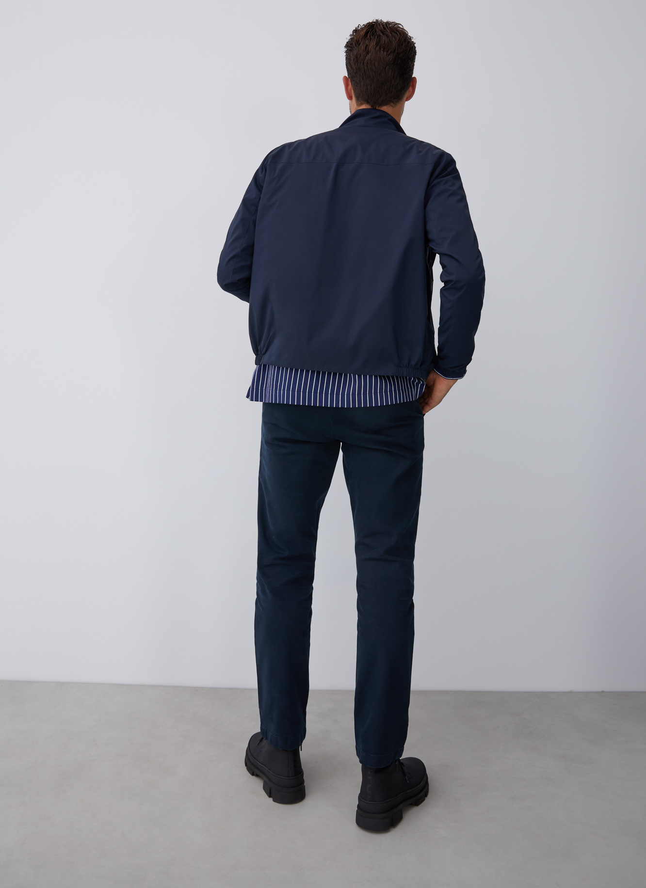 Reversible nylon jacket image number 1