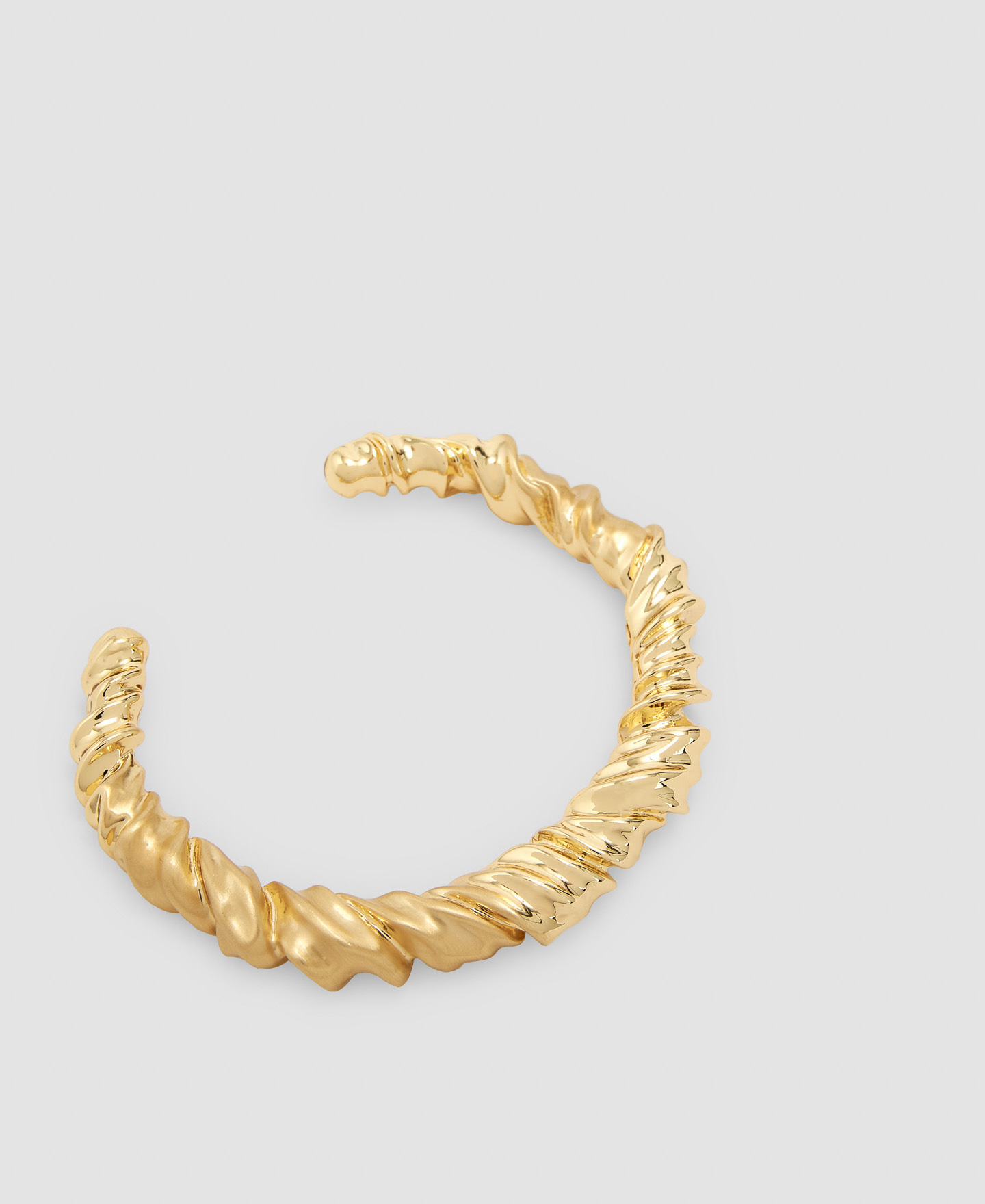 Zinc and resin coiled bracelet image number 1