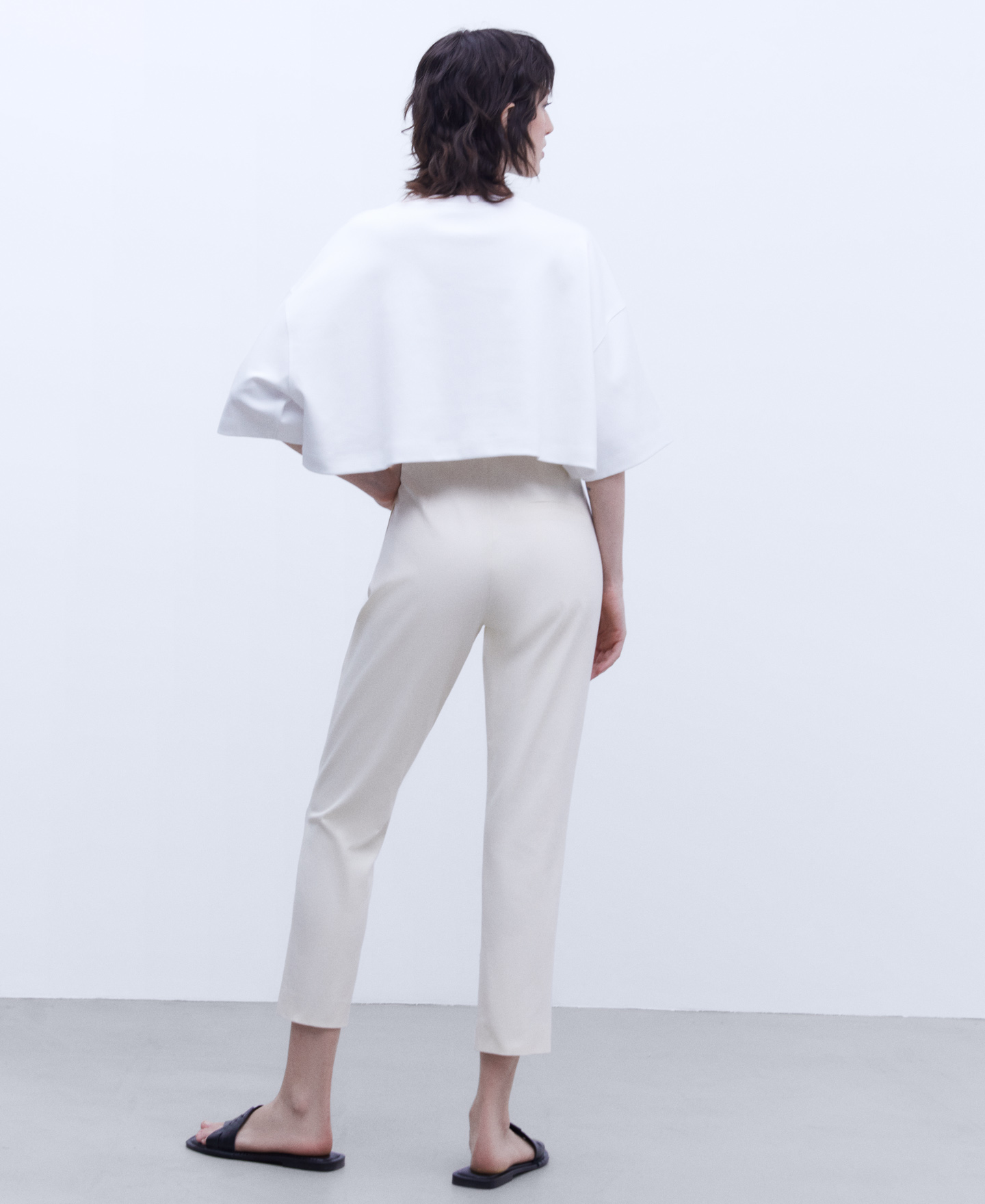 Pantalón skinny en algodón image number 2