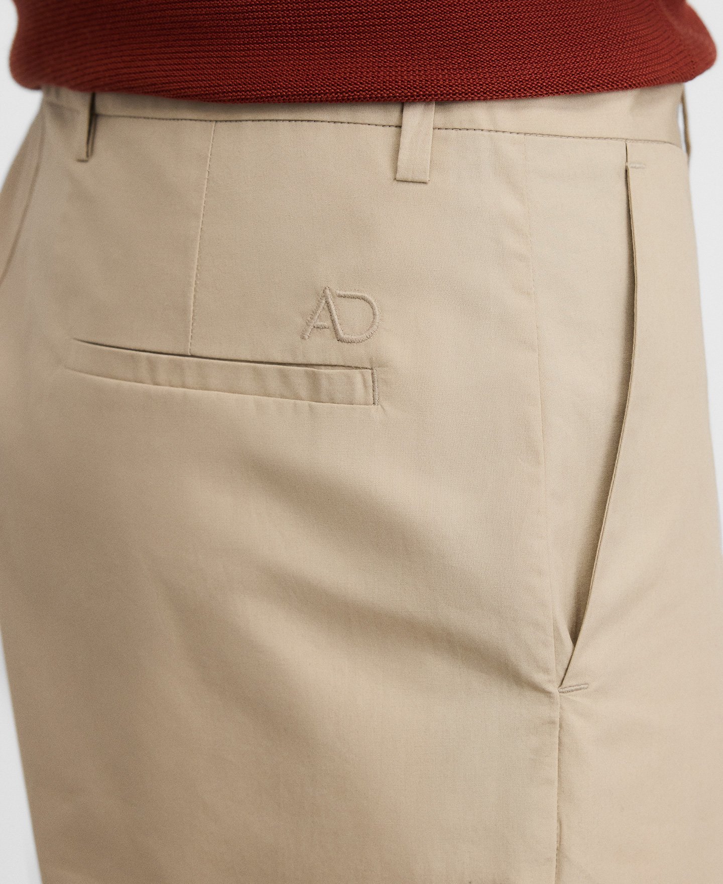 Pantal&oacute;n recto popel&iacute;n algod&oacute;n image number 3