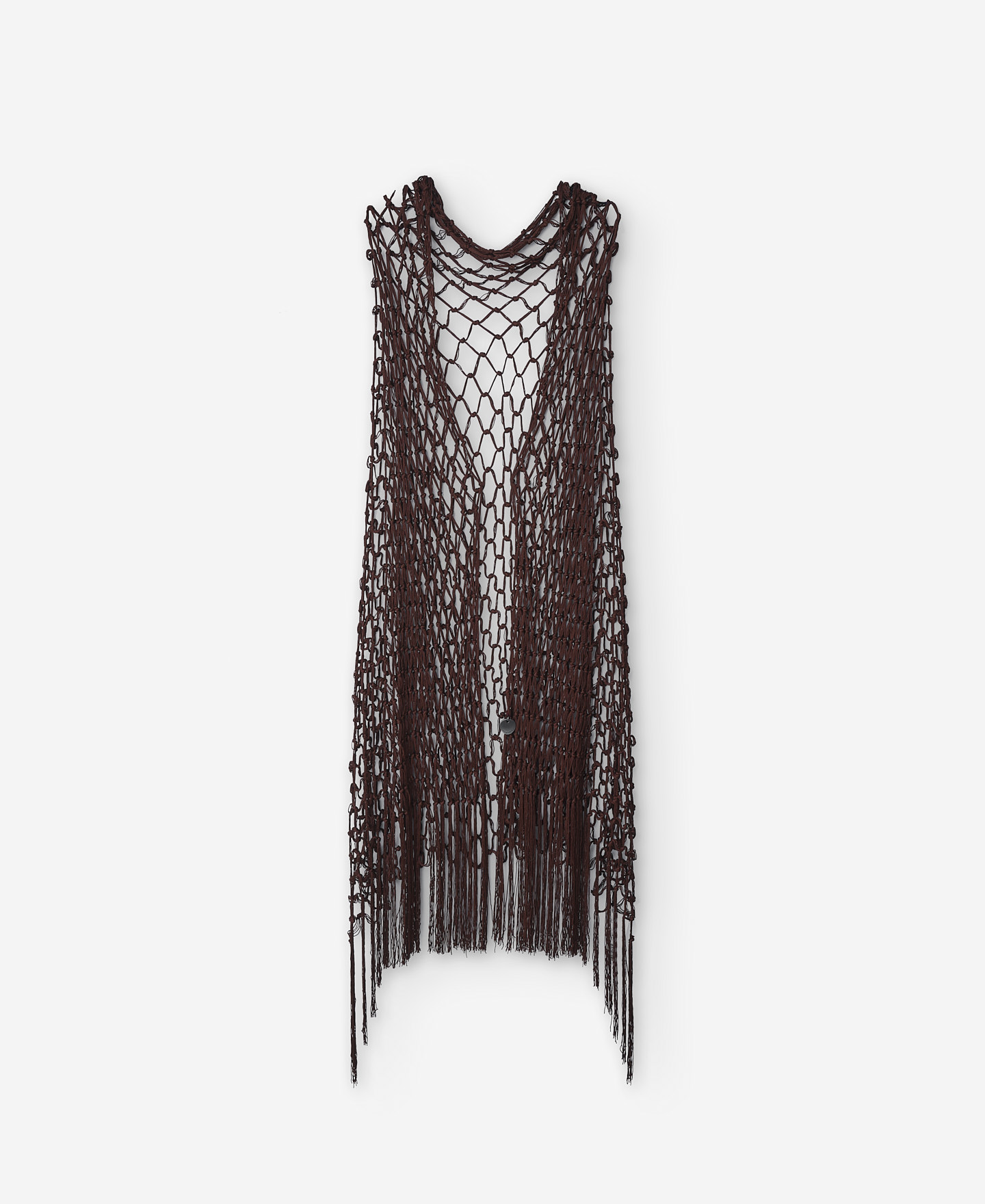Handmade macramé shawl for women image number 3