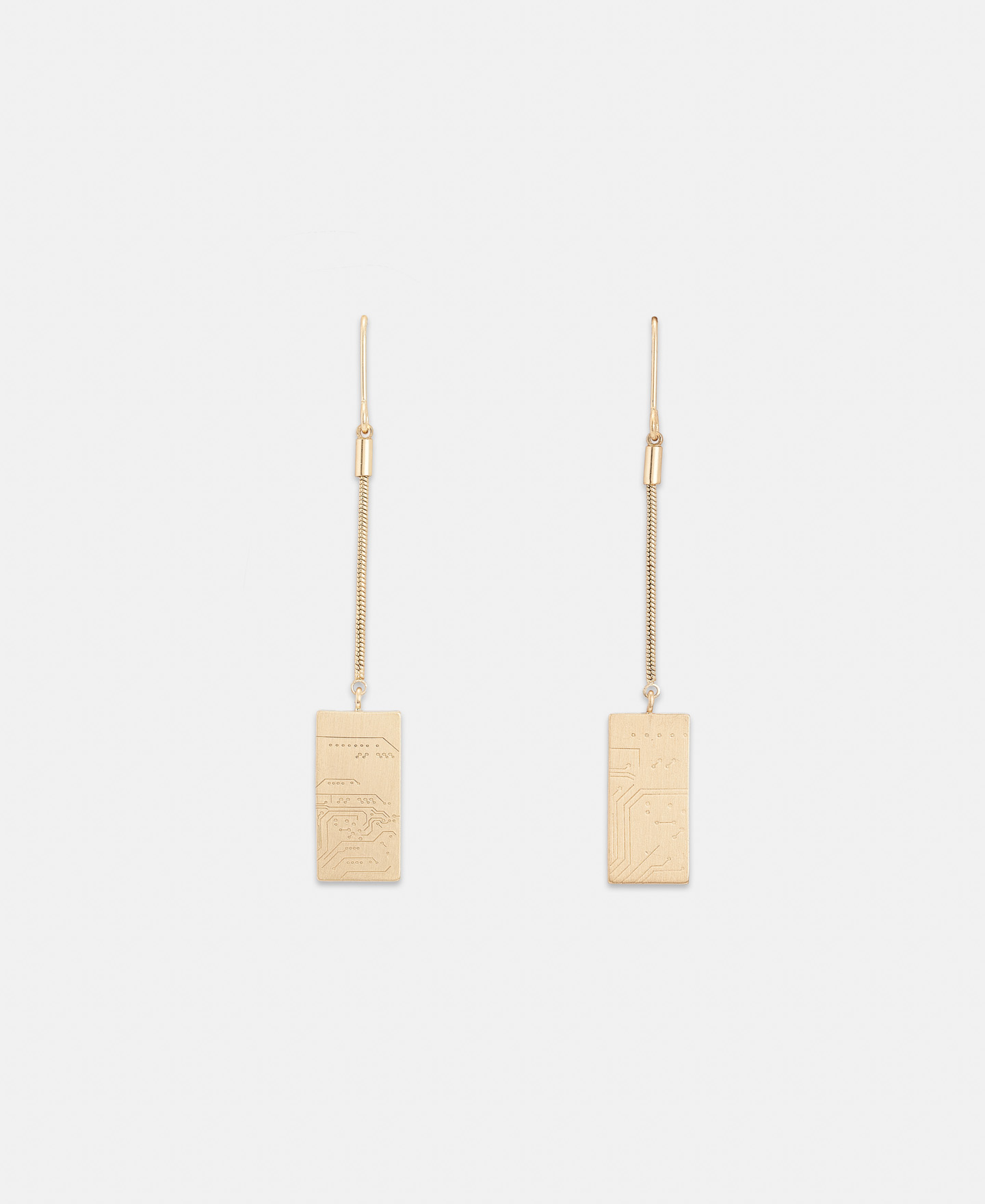 Author's engraved dangling earrings image number 0