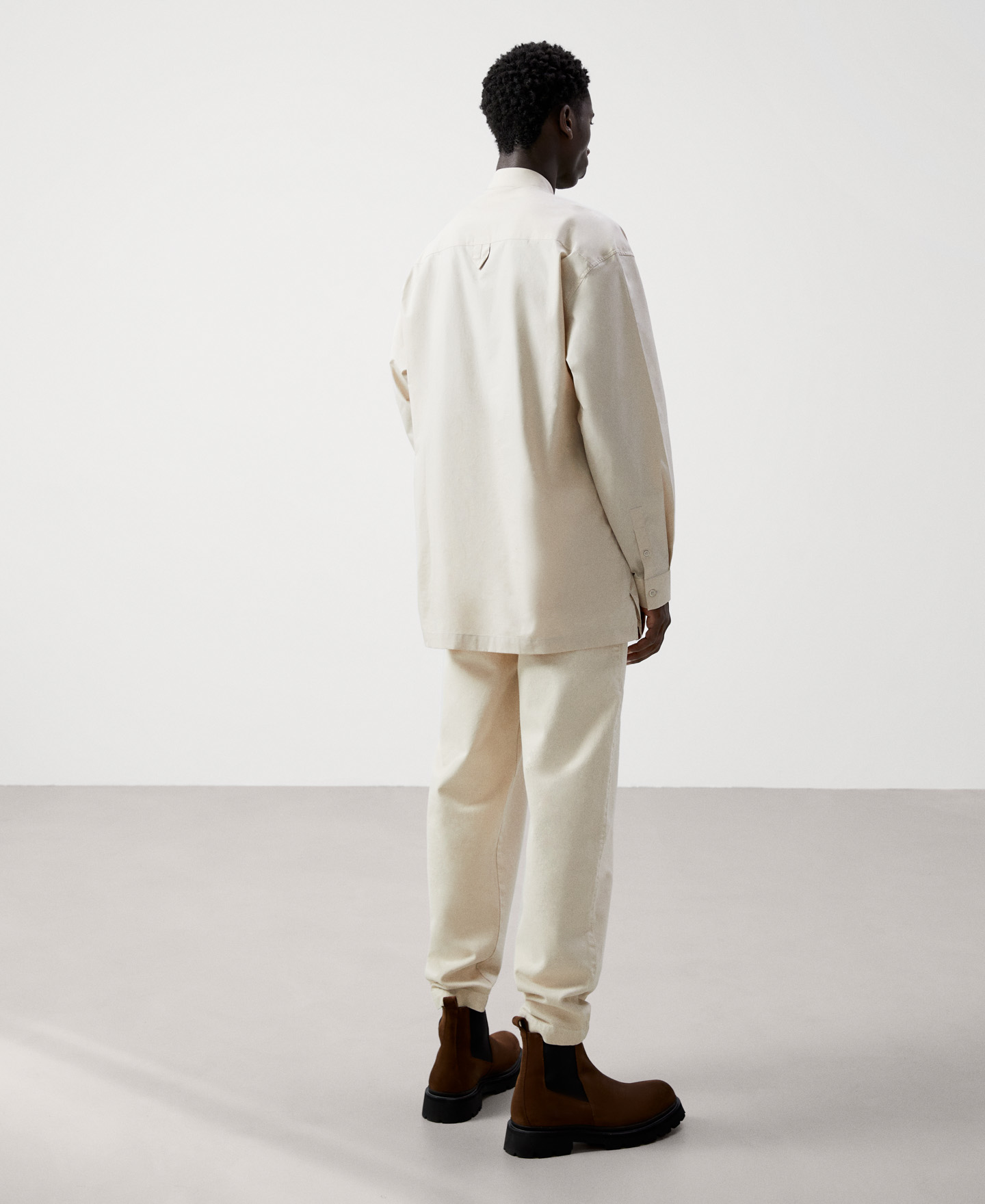 Oversize cotton shirt image number 2