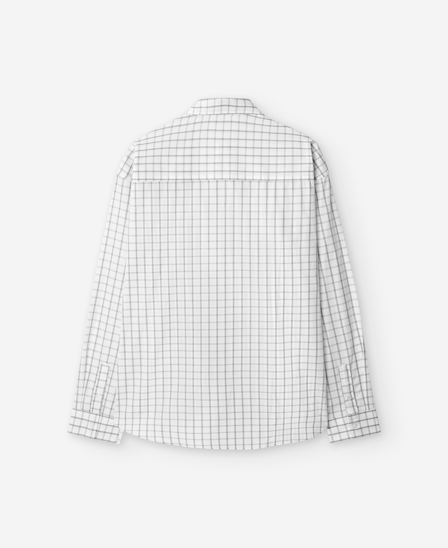 Camisa algodón oversize pespuntes hombre image number 5