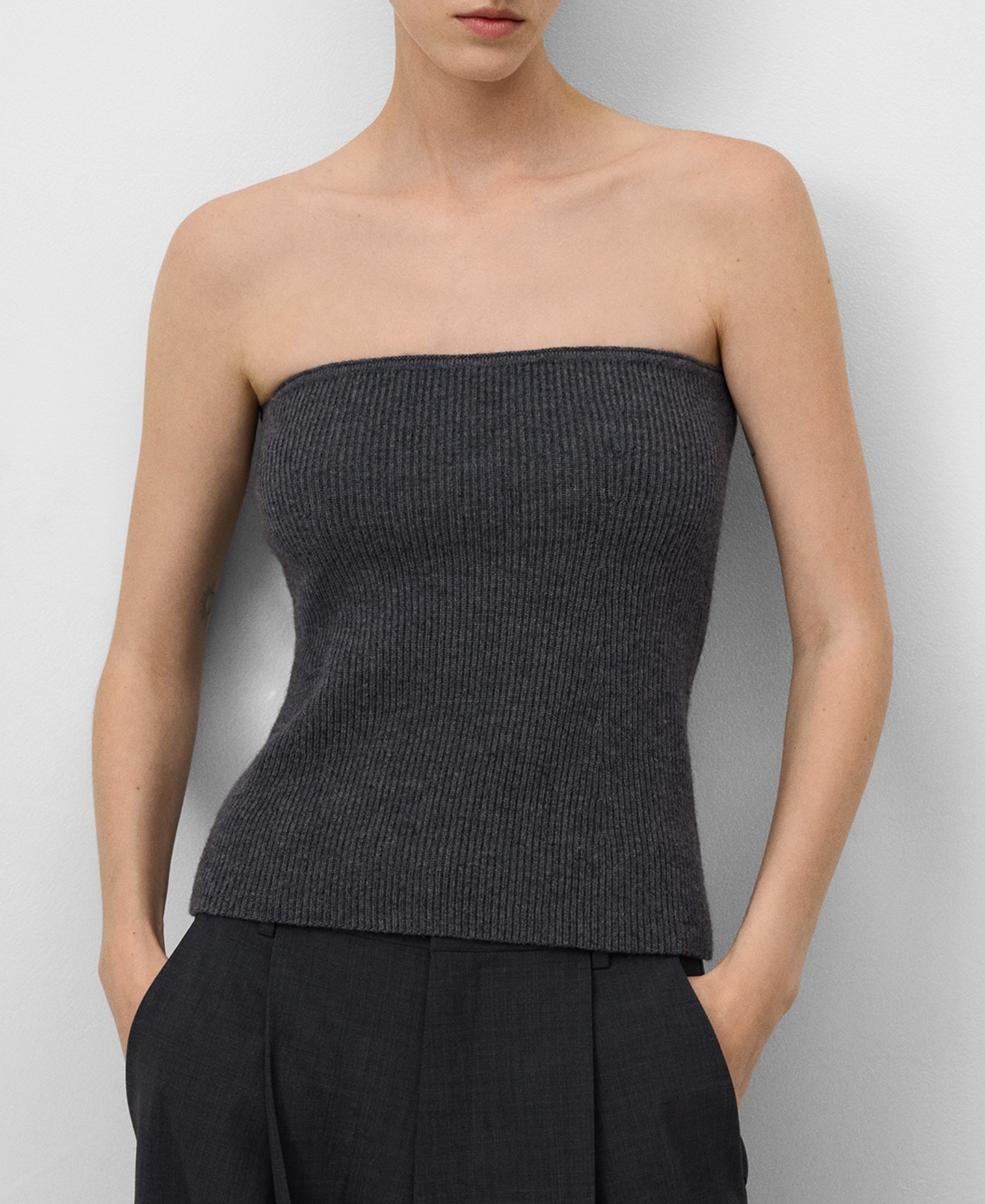 Merino wool tube top image number 0