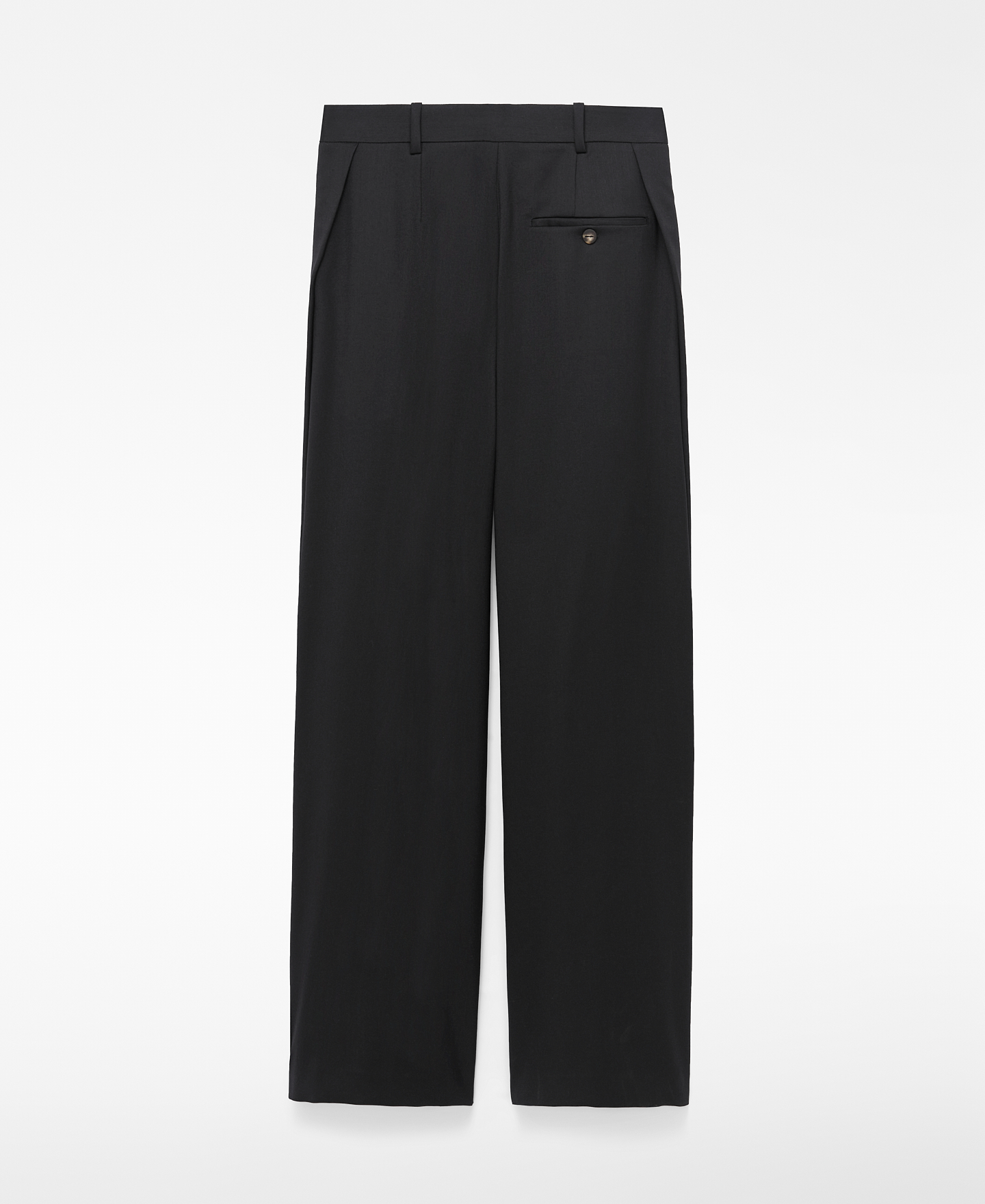 Wide-leg tailored pleated trousers image number 5