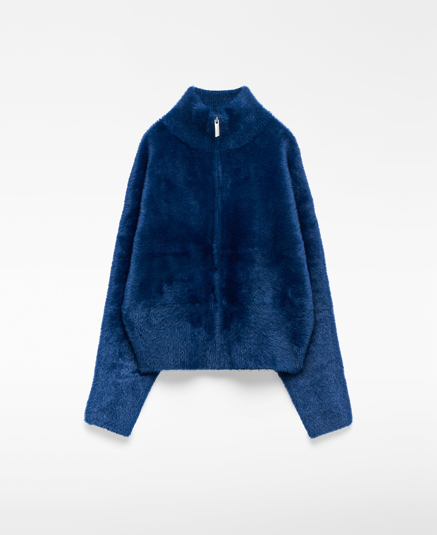 Chaqueta punto efecto pelo mujer image number 4