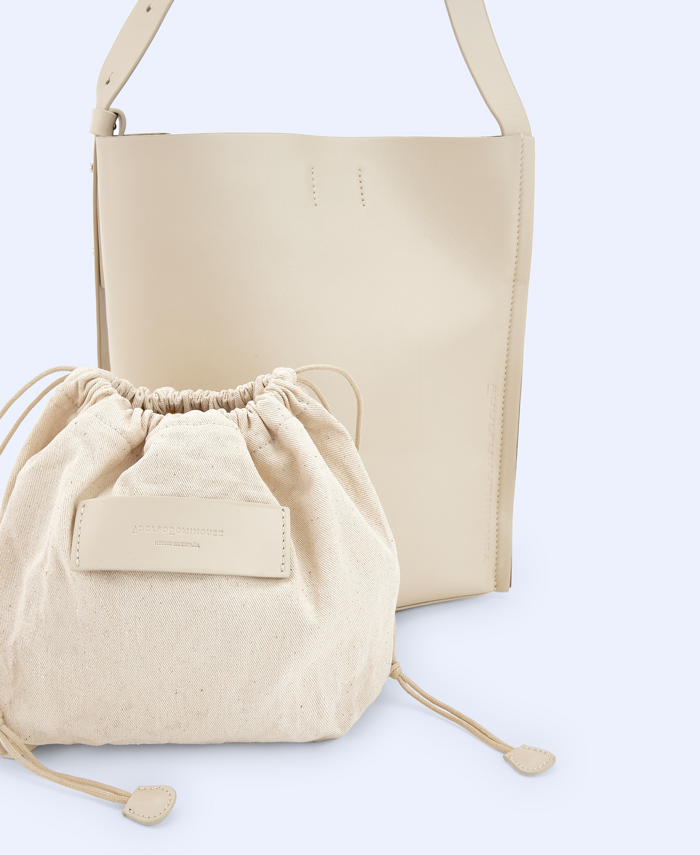 Made in Spain leather hobo bag image number 2