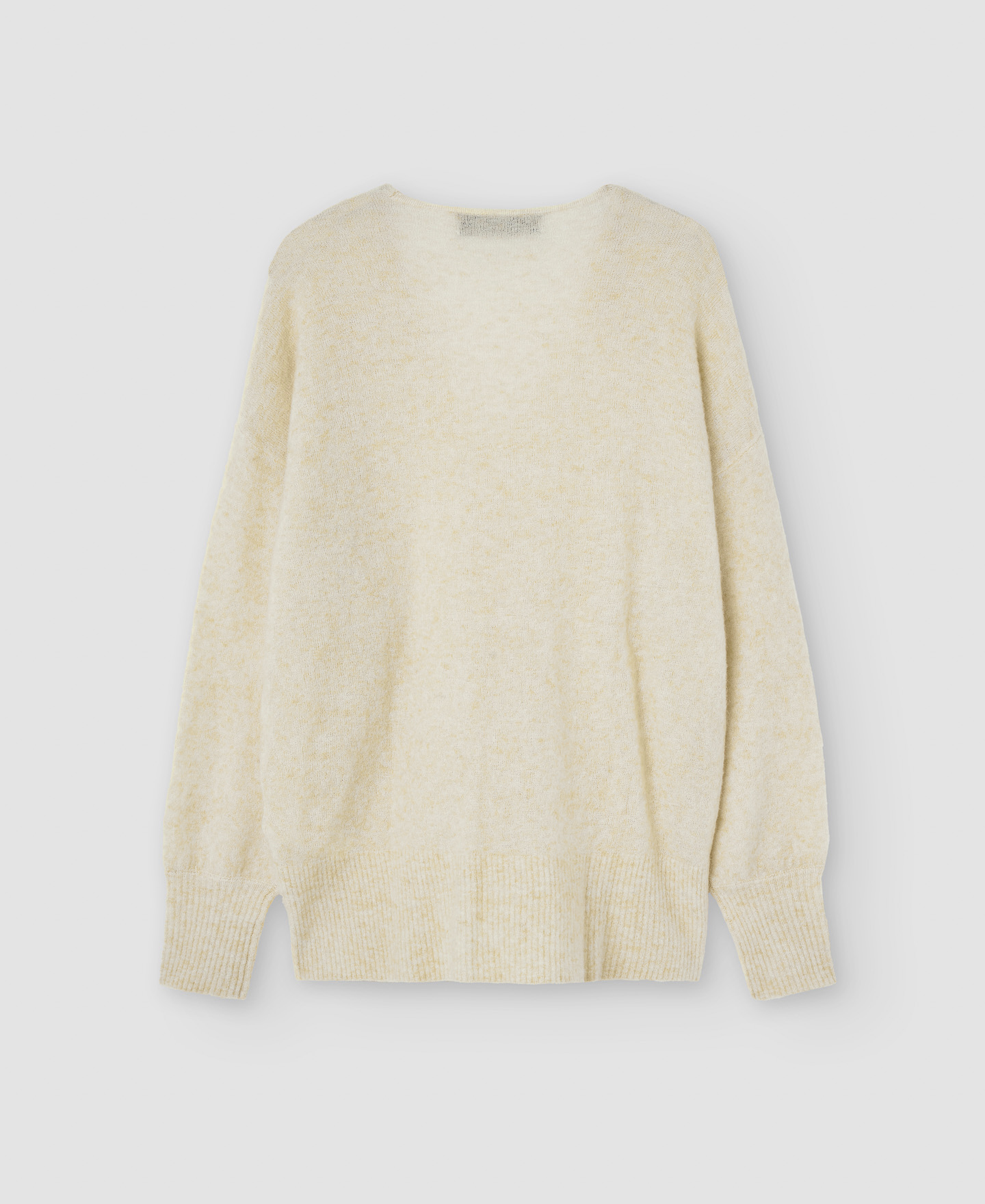 Jersey cuello pico en mohair image number 5