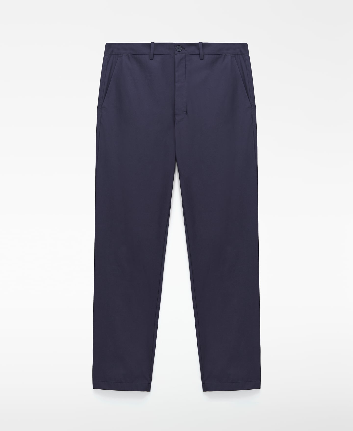 Gerade geschnittene Hose aus Baumwollpopeline image number 4