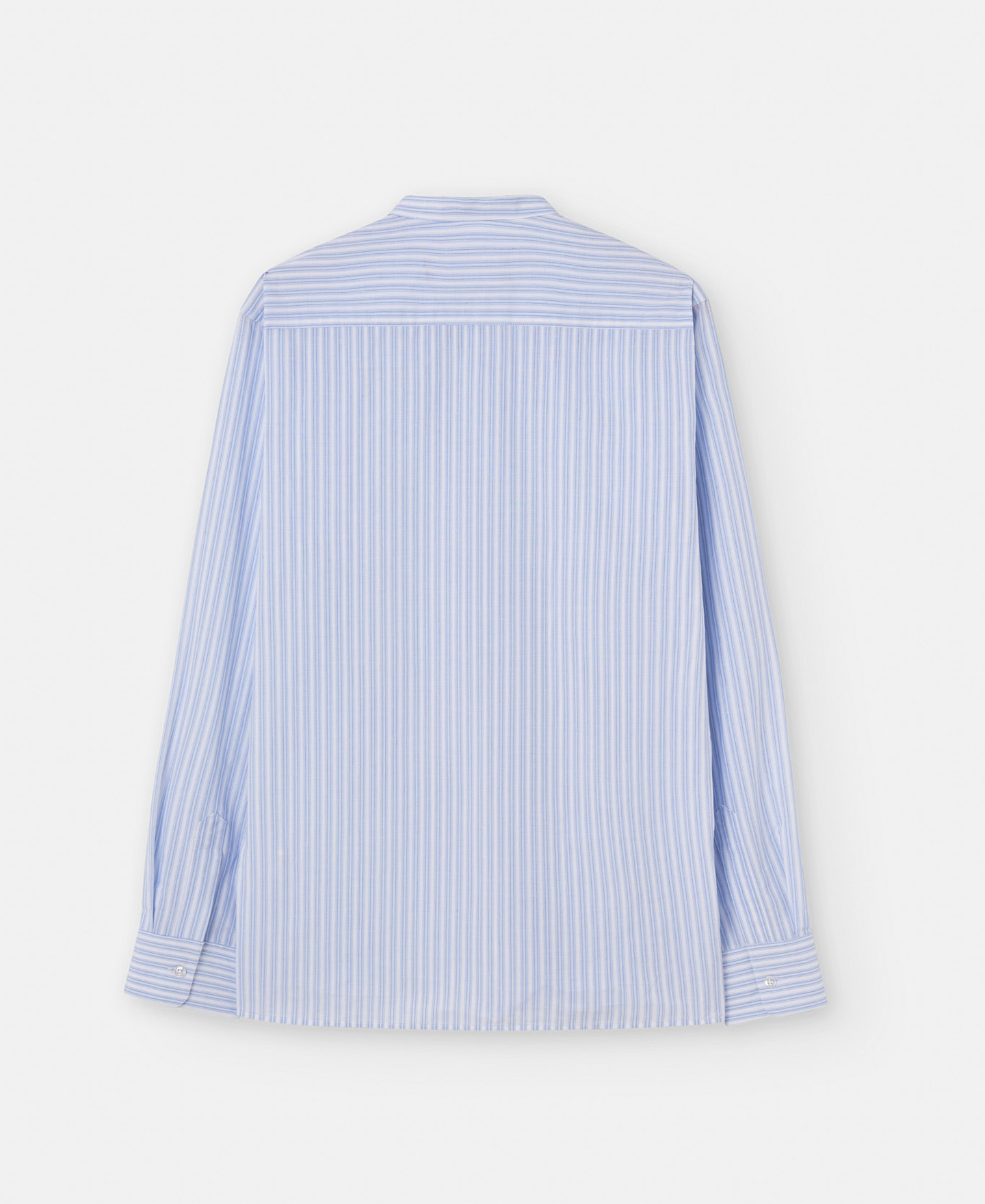 Mao collar shirt in organic cotton image number 5