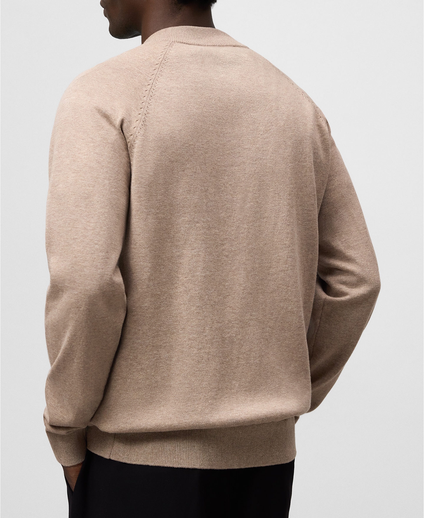 Half-zip perkins collar sweater image number 2