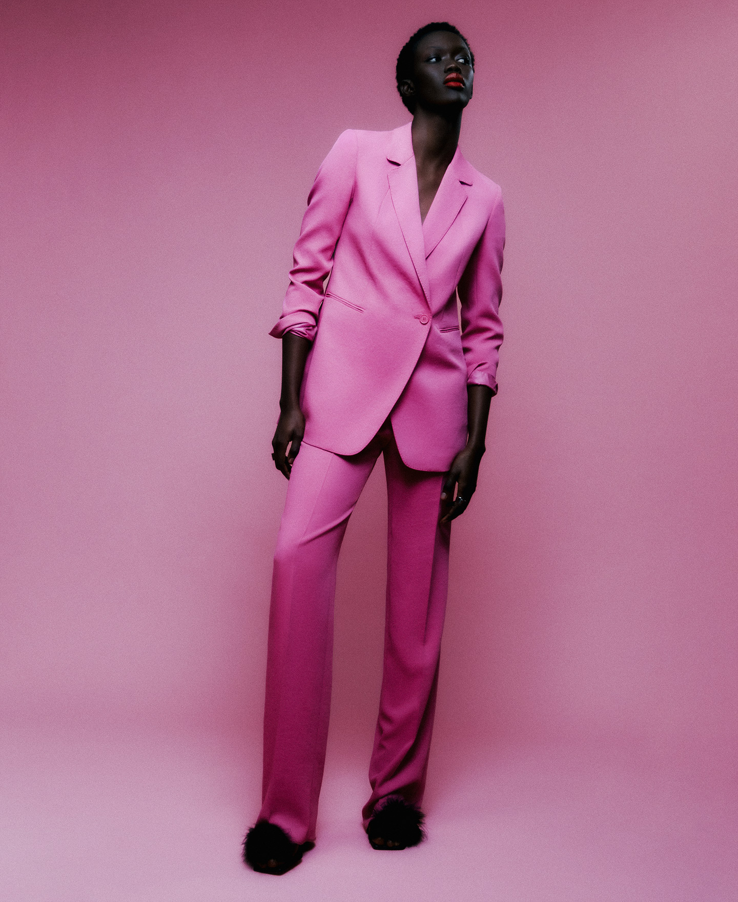 Long fitted blazer image number 1