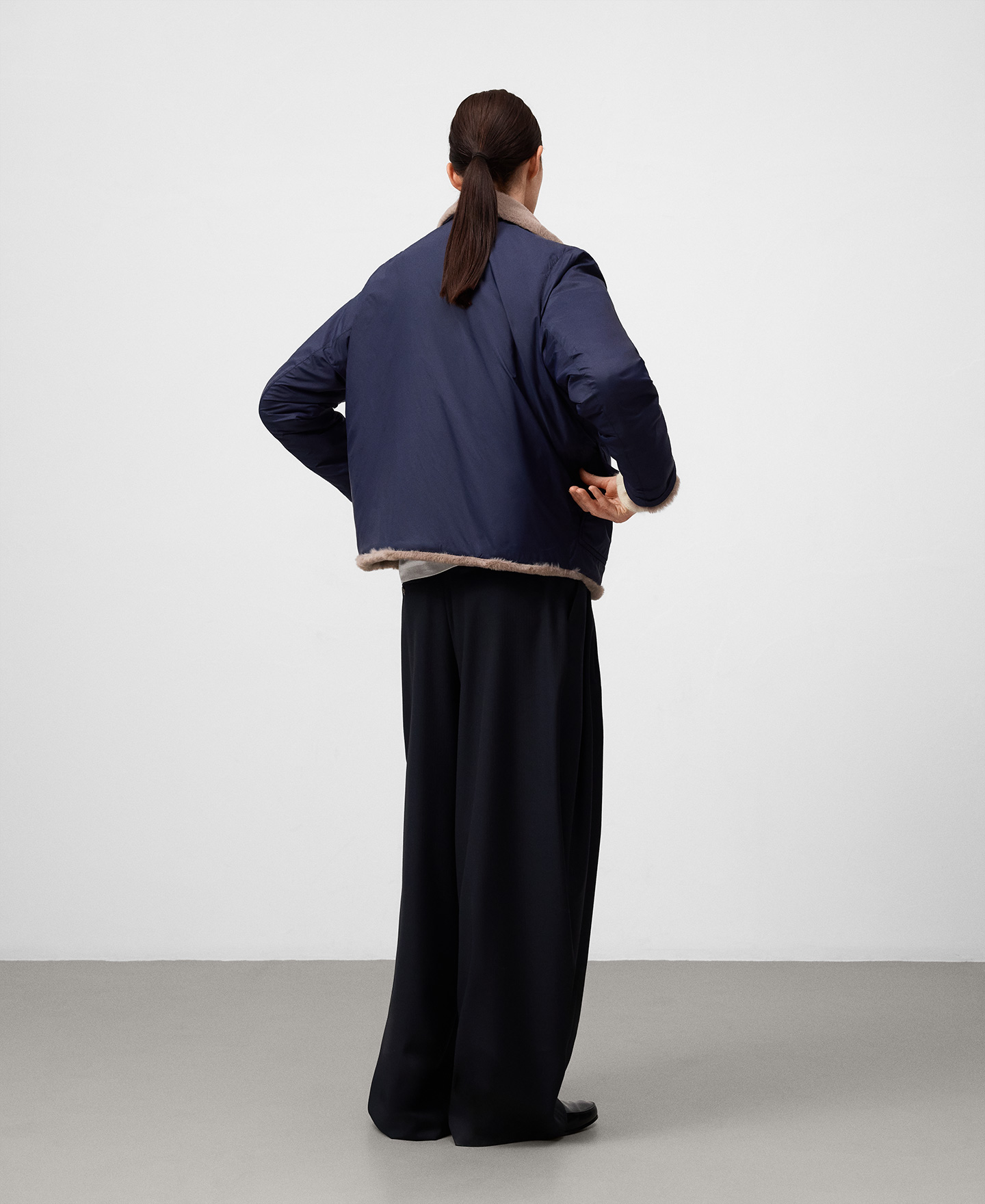 Nylon short jacket woman image number 2