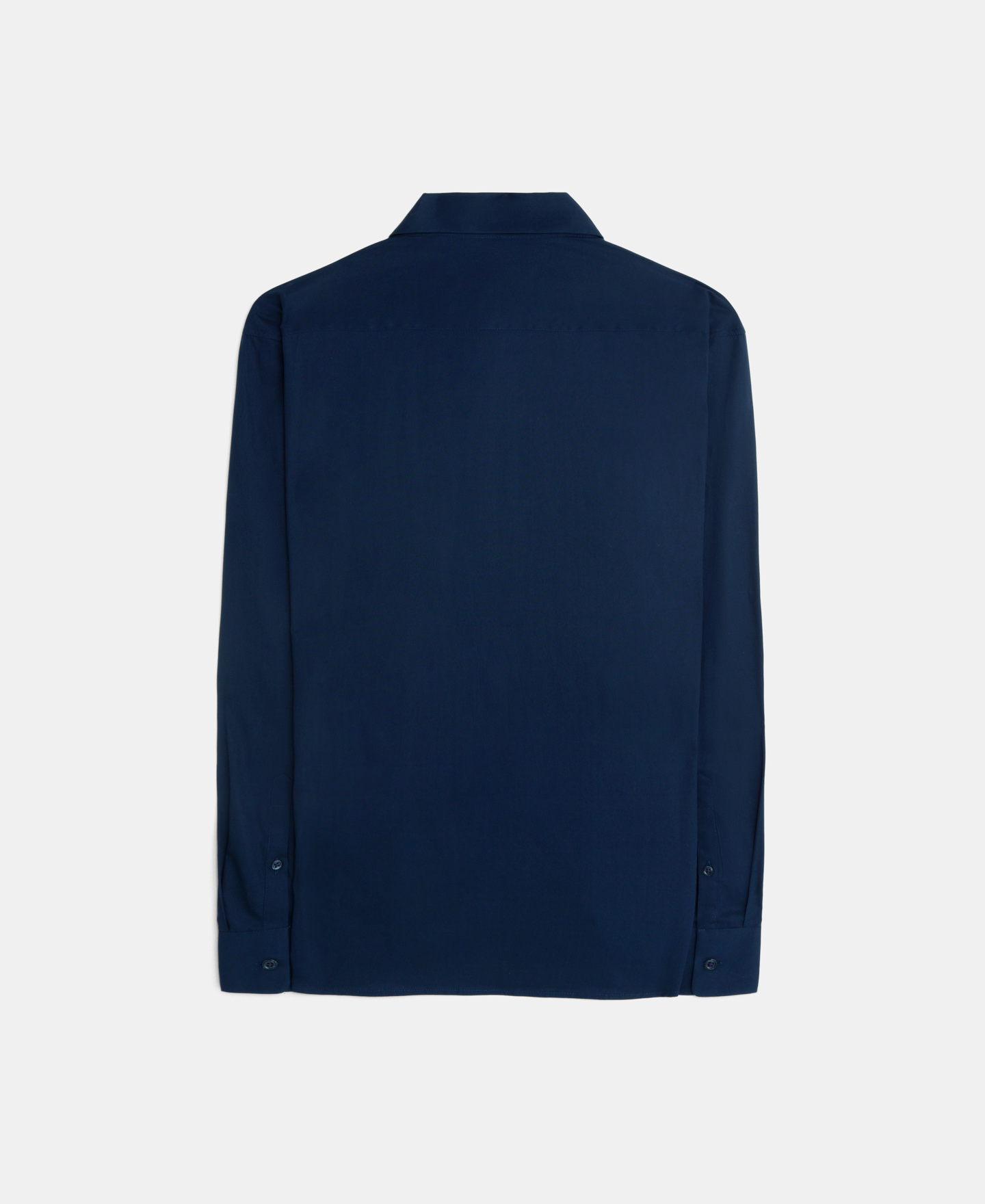 Cutaway collar cotton shirt image number 5