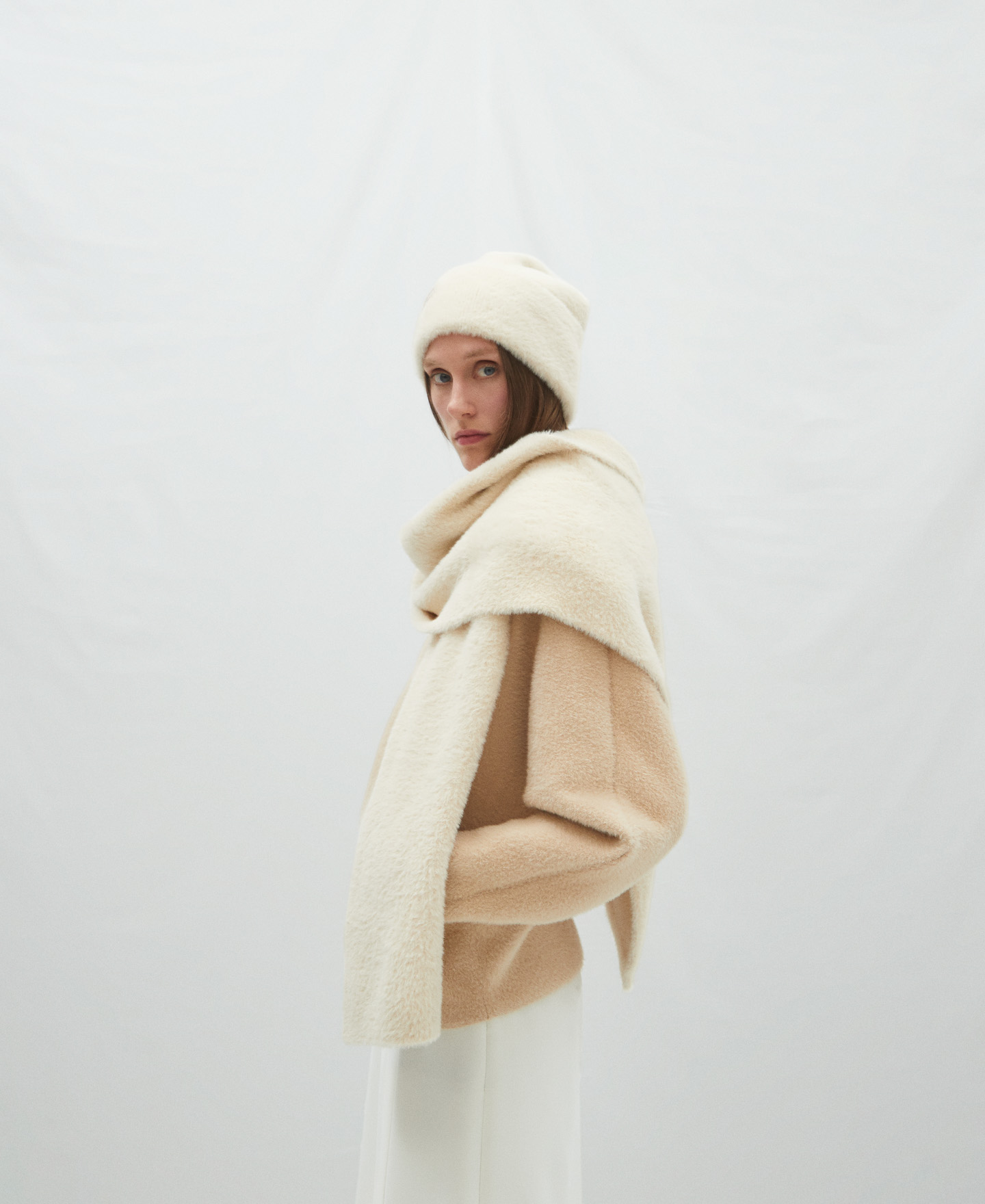 Nylon and viscose wrap-around jacket image number 5