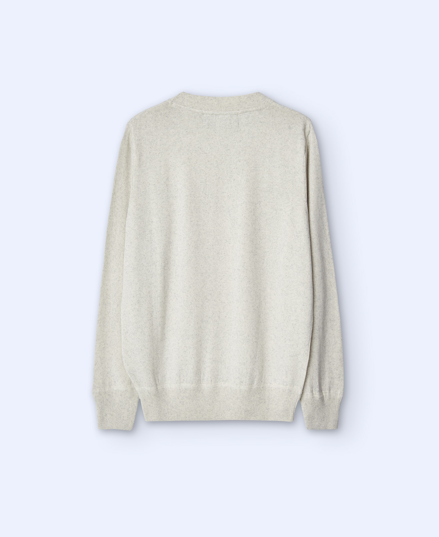 Regular fit mottled sweater image number 1