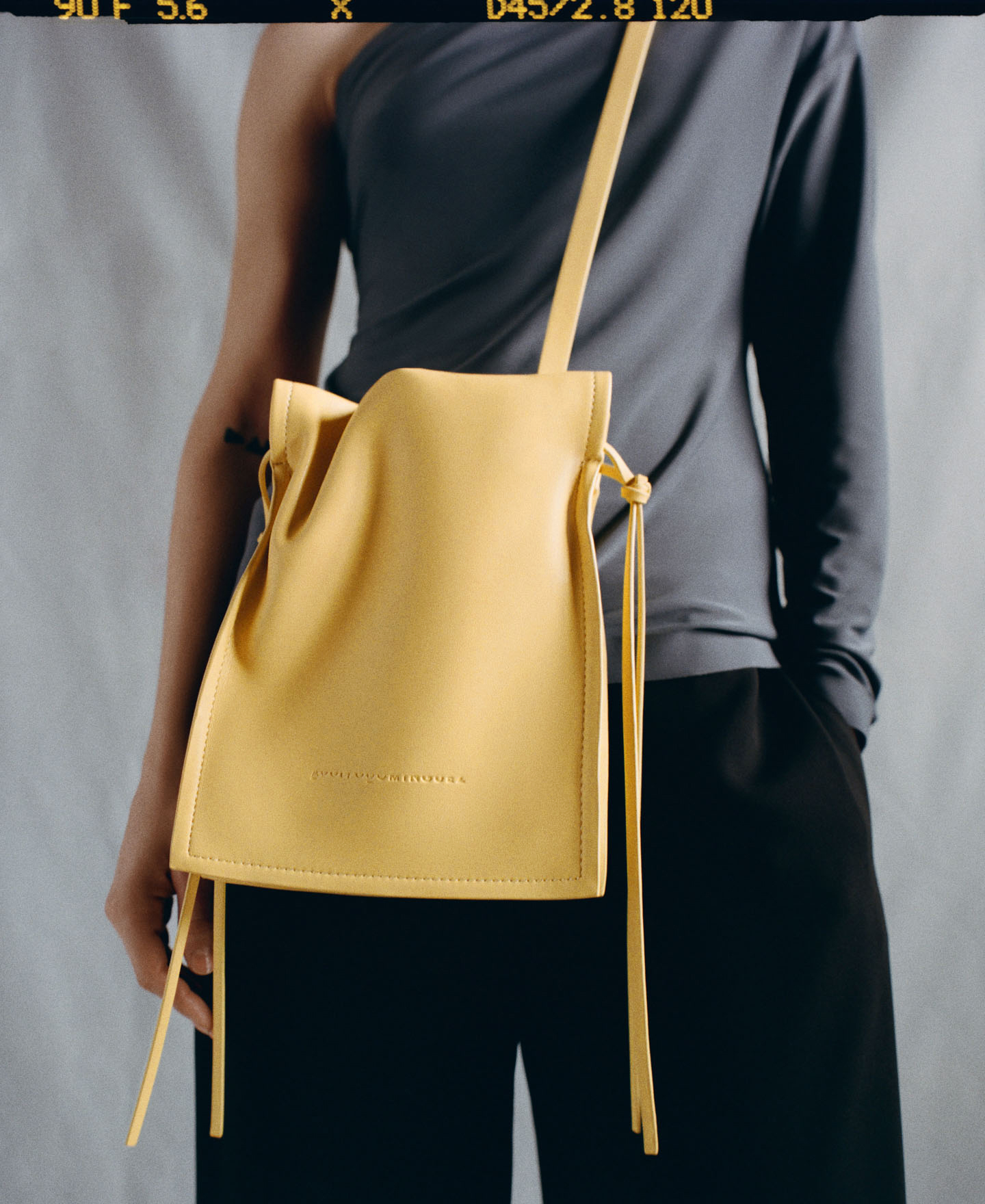 Recycled polyurethane small shoulder bag image number 5