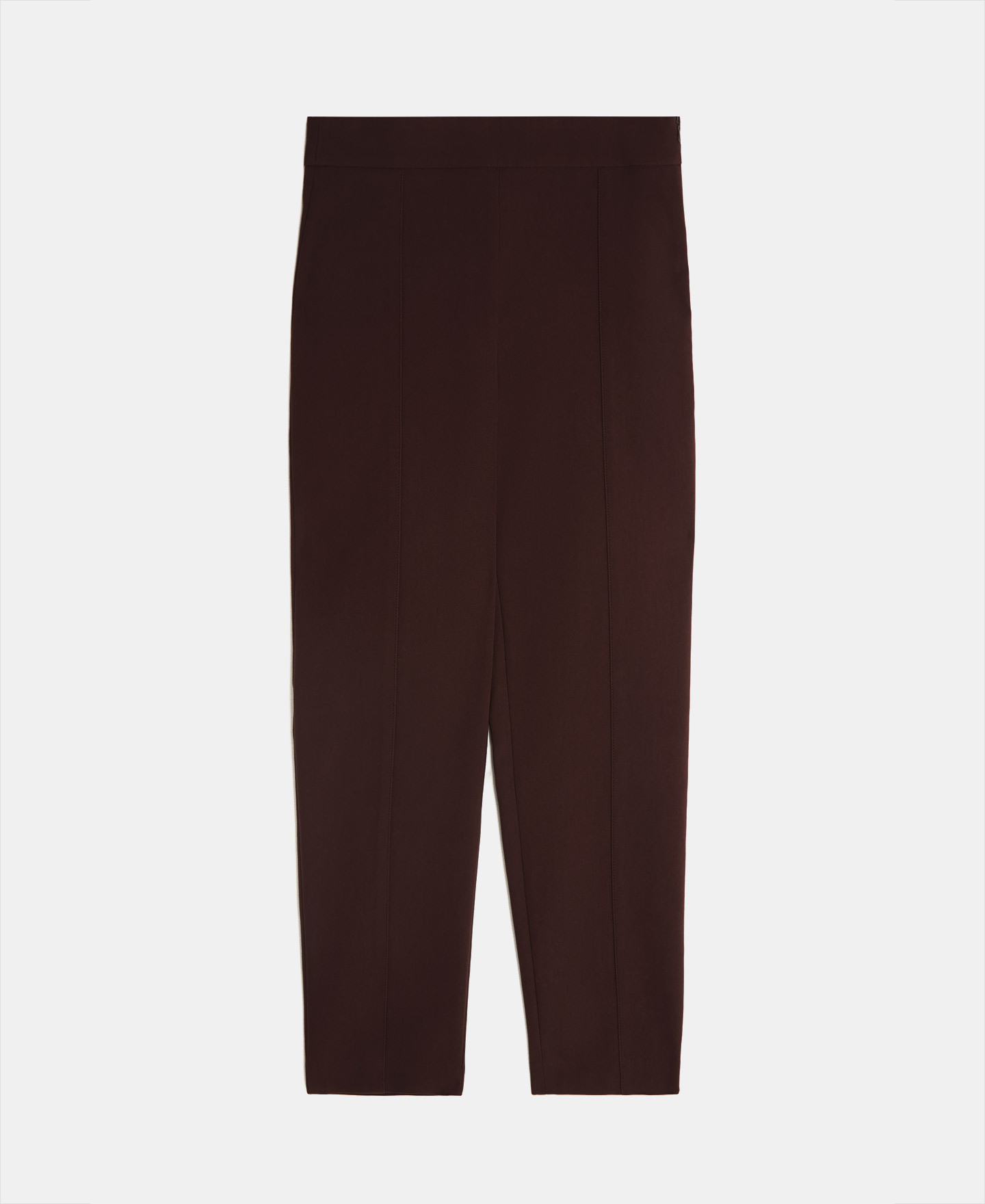 Straight trousers with seam detail image number 4