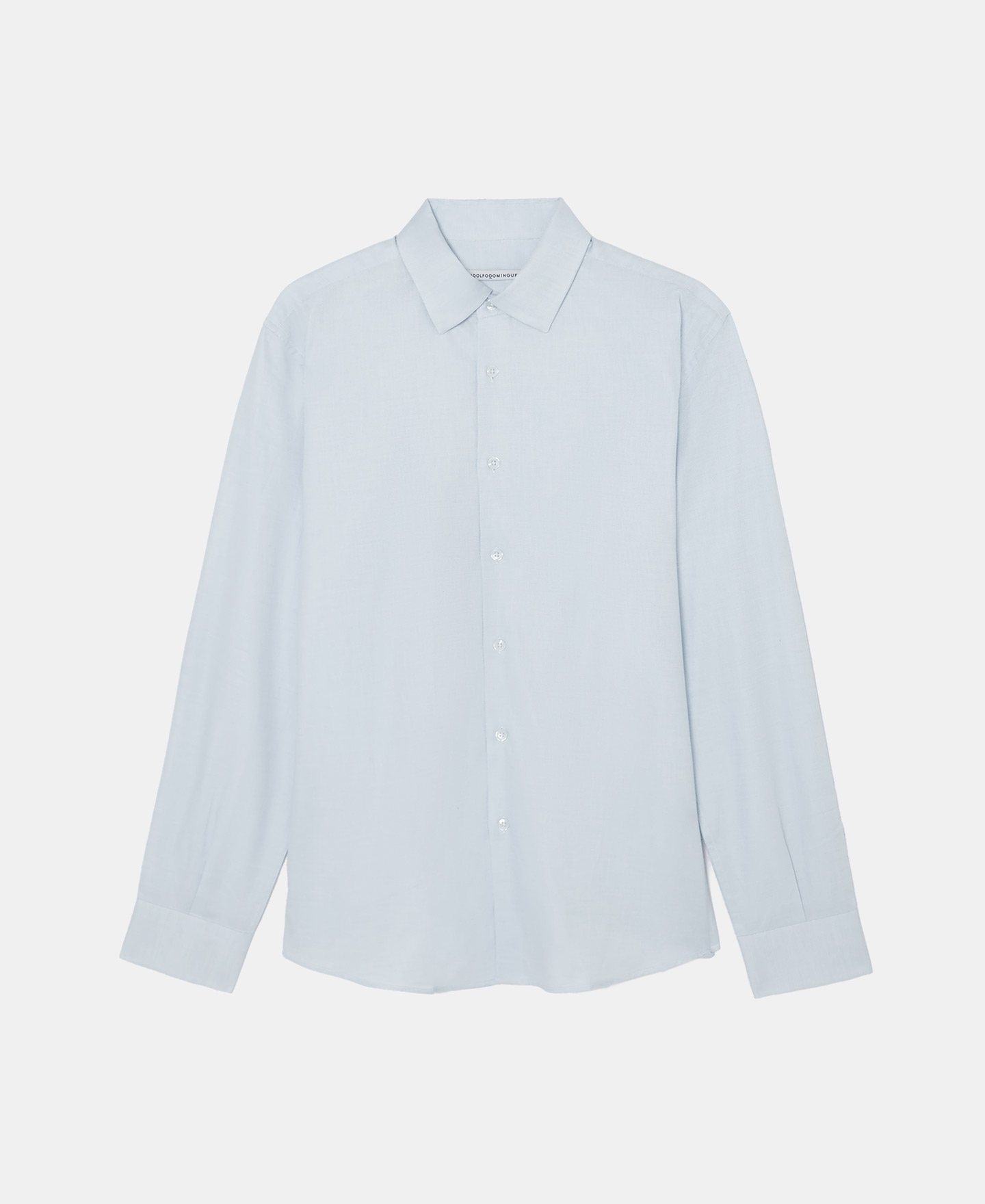 Cutaway collar microdrawing shirt image number 4
