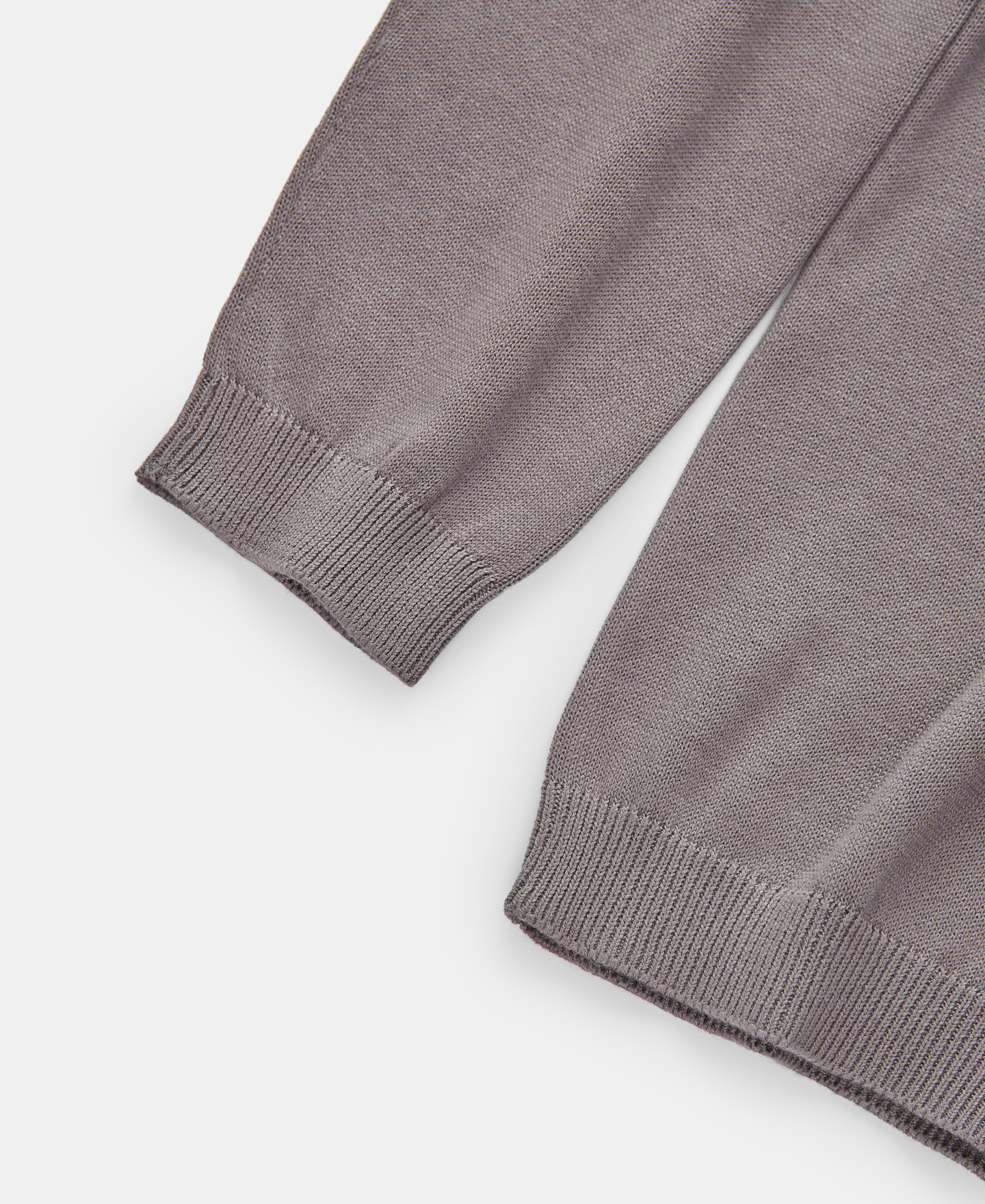 Grey cotton crew collar sweater image number 6