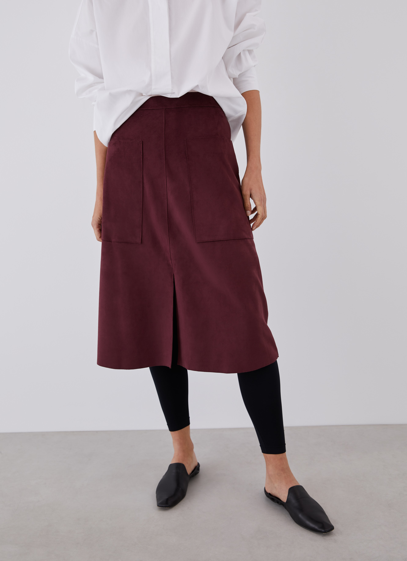 Texture skin midi skirt image number 4
